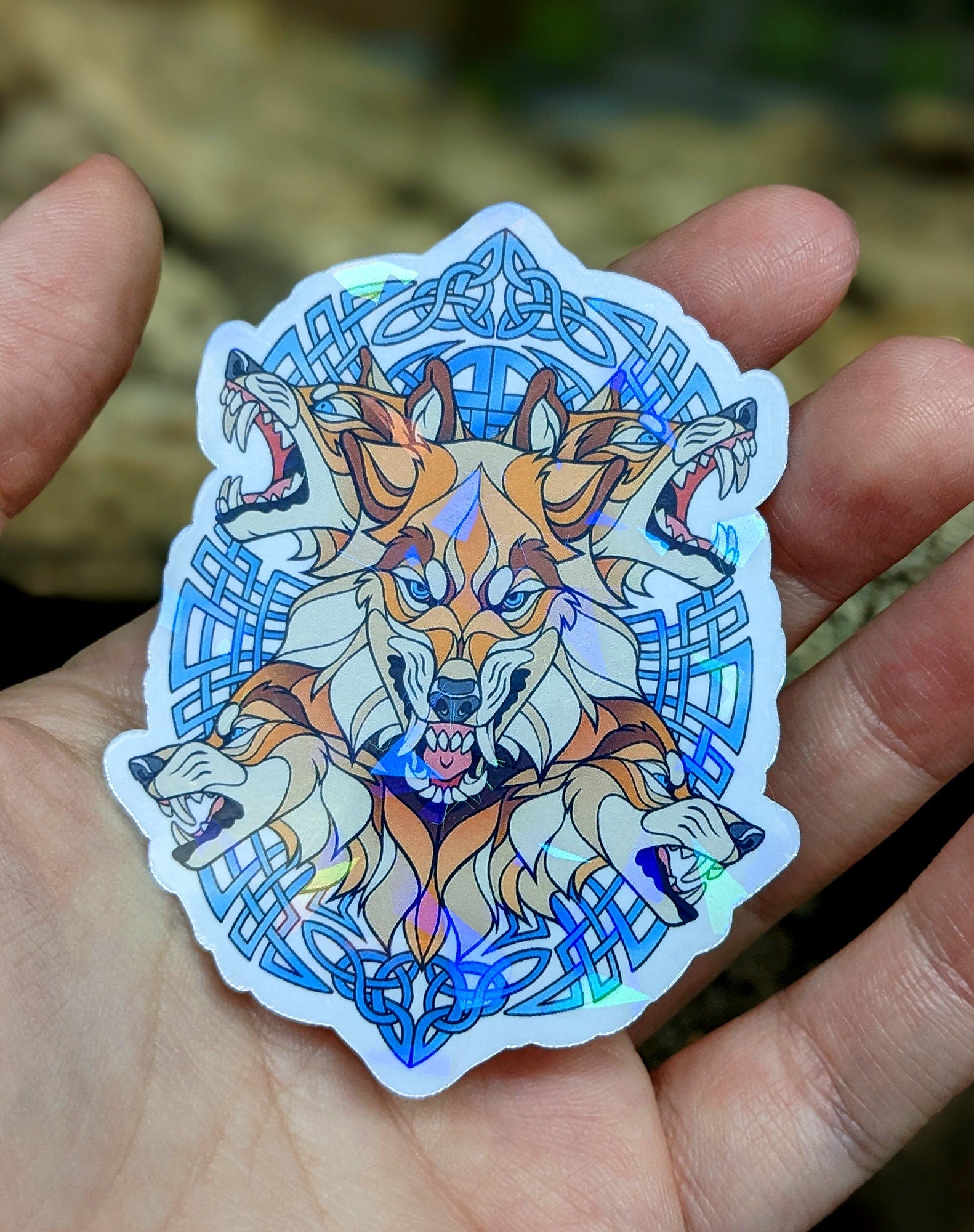 Nordic Wolves Vinyl Sticker