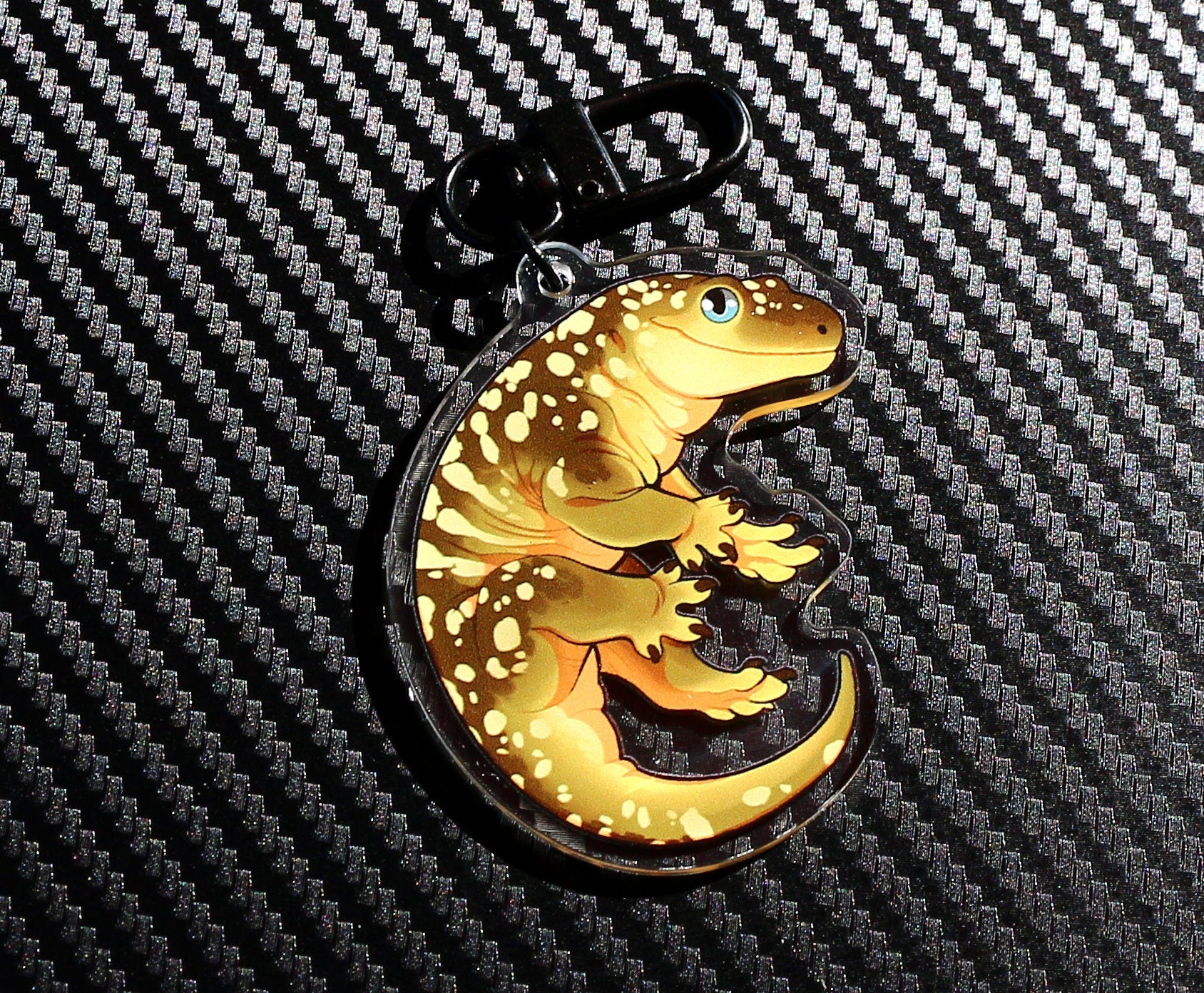 Leachie Gecko Acyrlic Keychain
