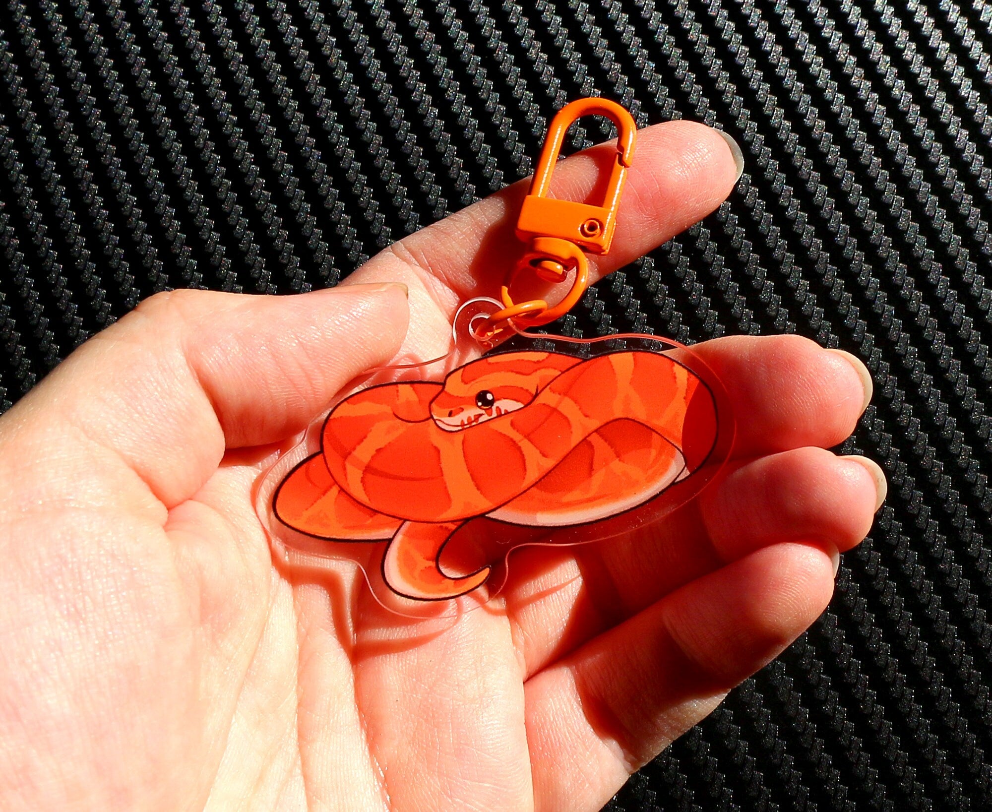 Cornsnake Acrylic Keychain