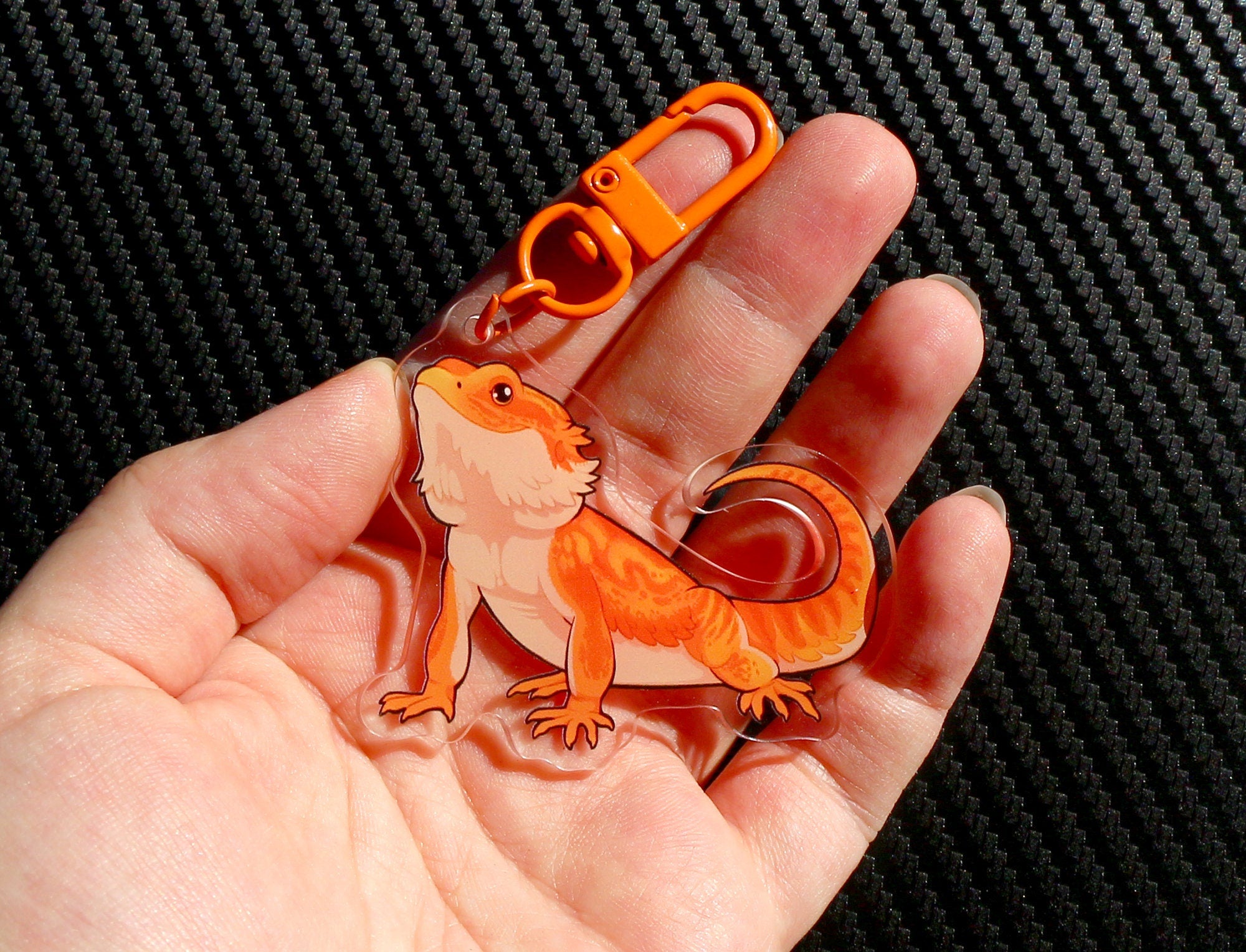 Bearded Dragon Acrylic Keychain