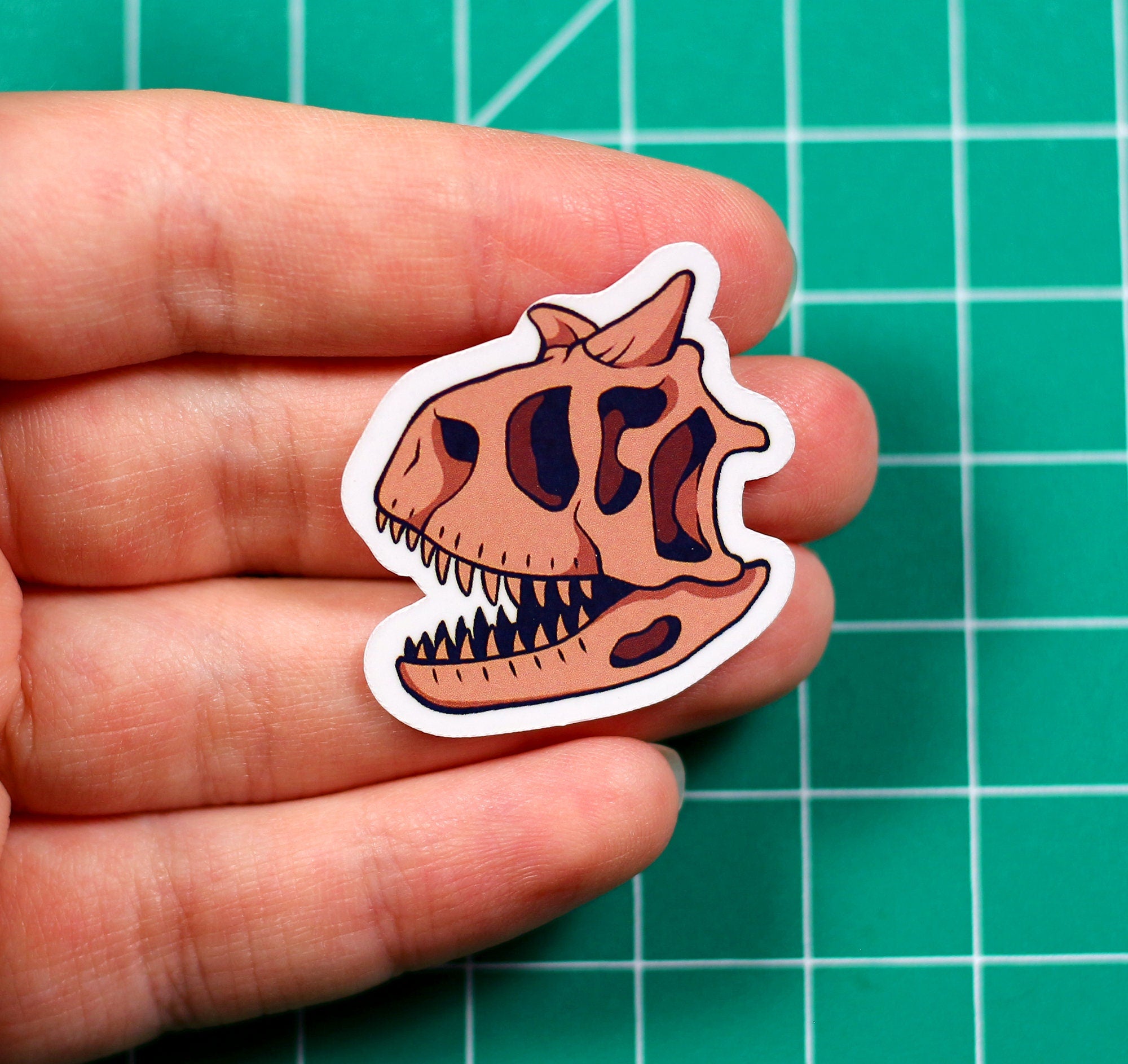 Dinosaur Skulls Vinyl Stickers