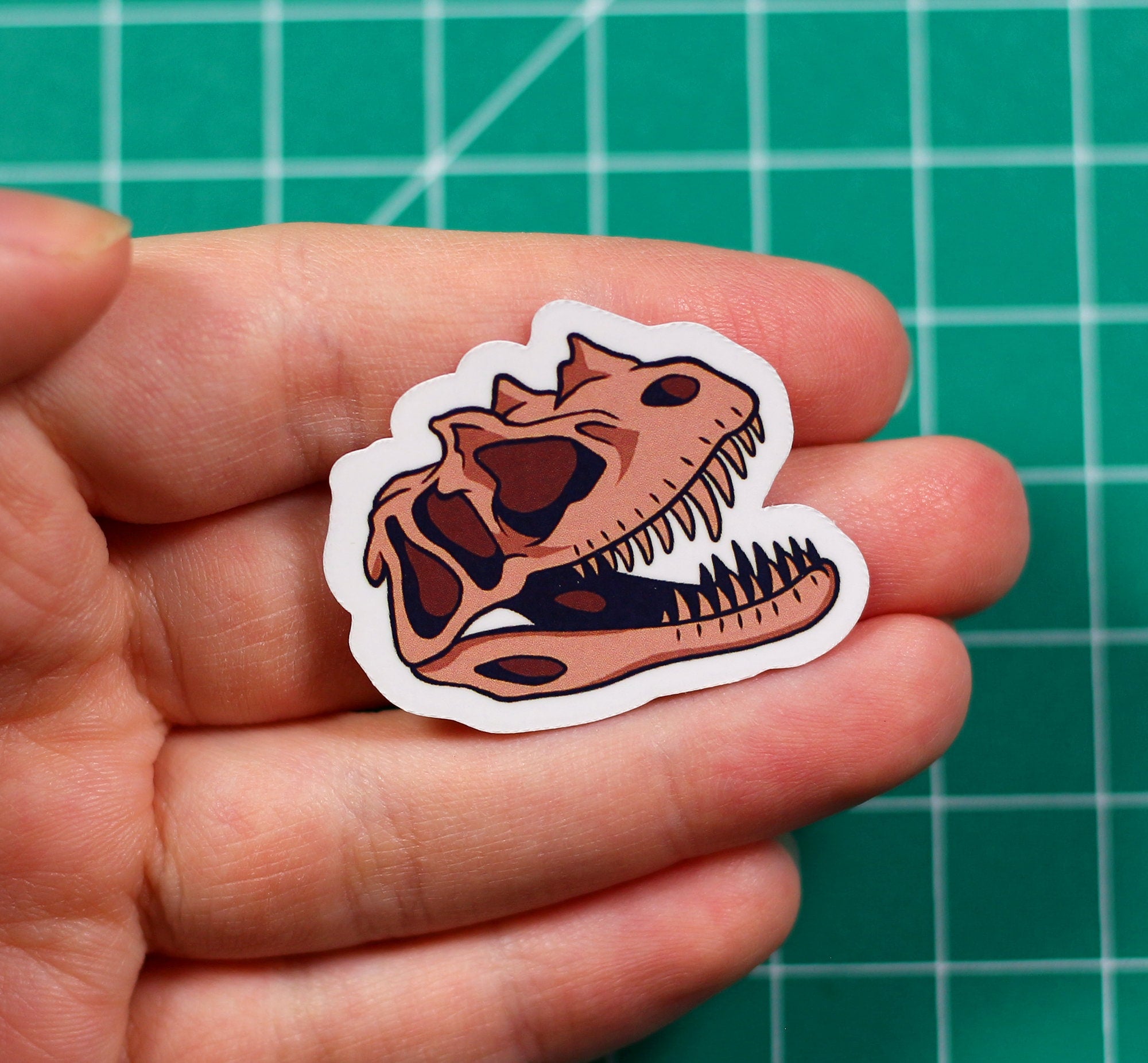 Dinosaur Skulls Vinyl Stickers
