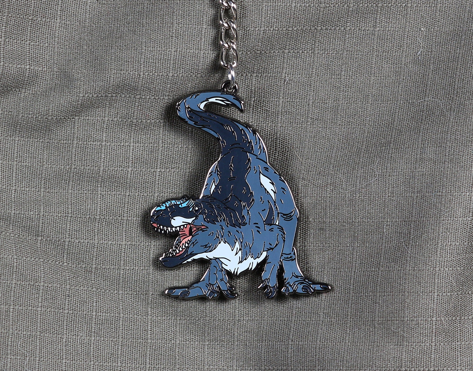 Yutyrannus Enamel Keychain