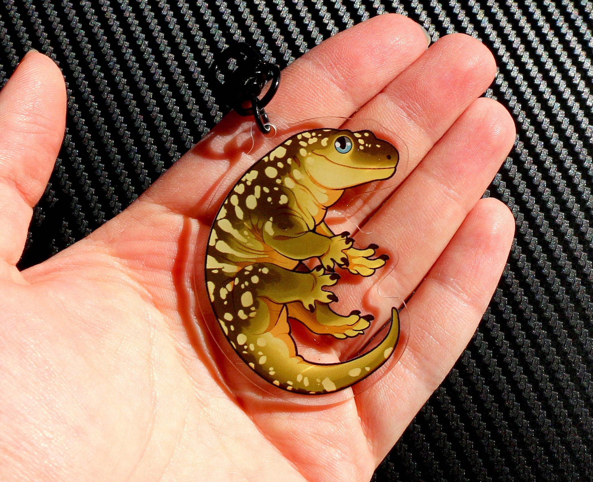 Leachie Gecko Acyrlic Keychain