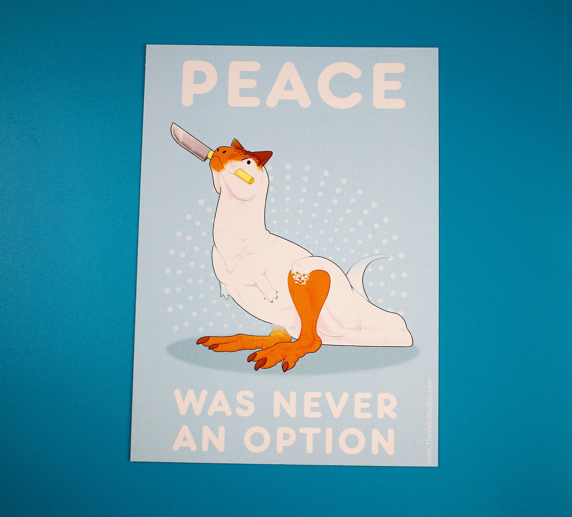 Peace was never an option - Postcard