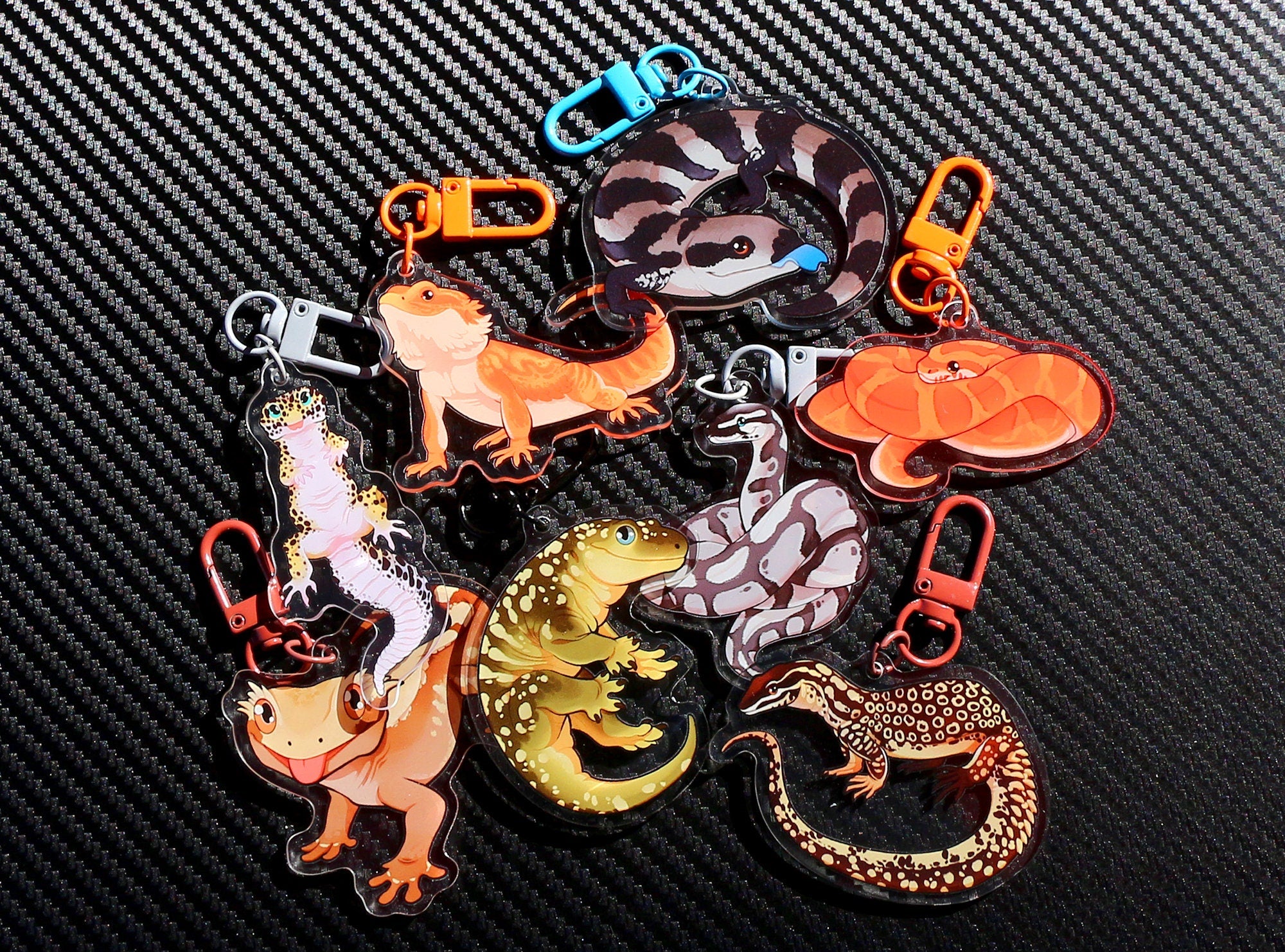 Ackie Monitor Acrylic Keychain