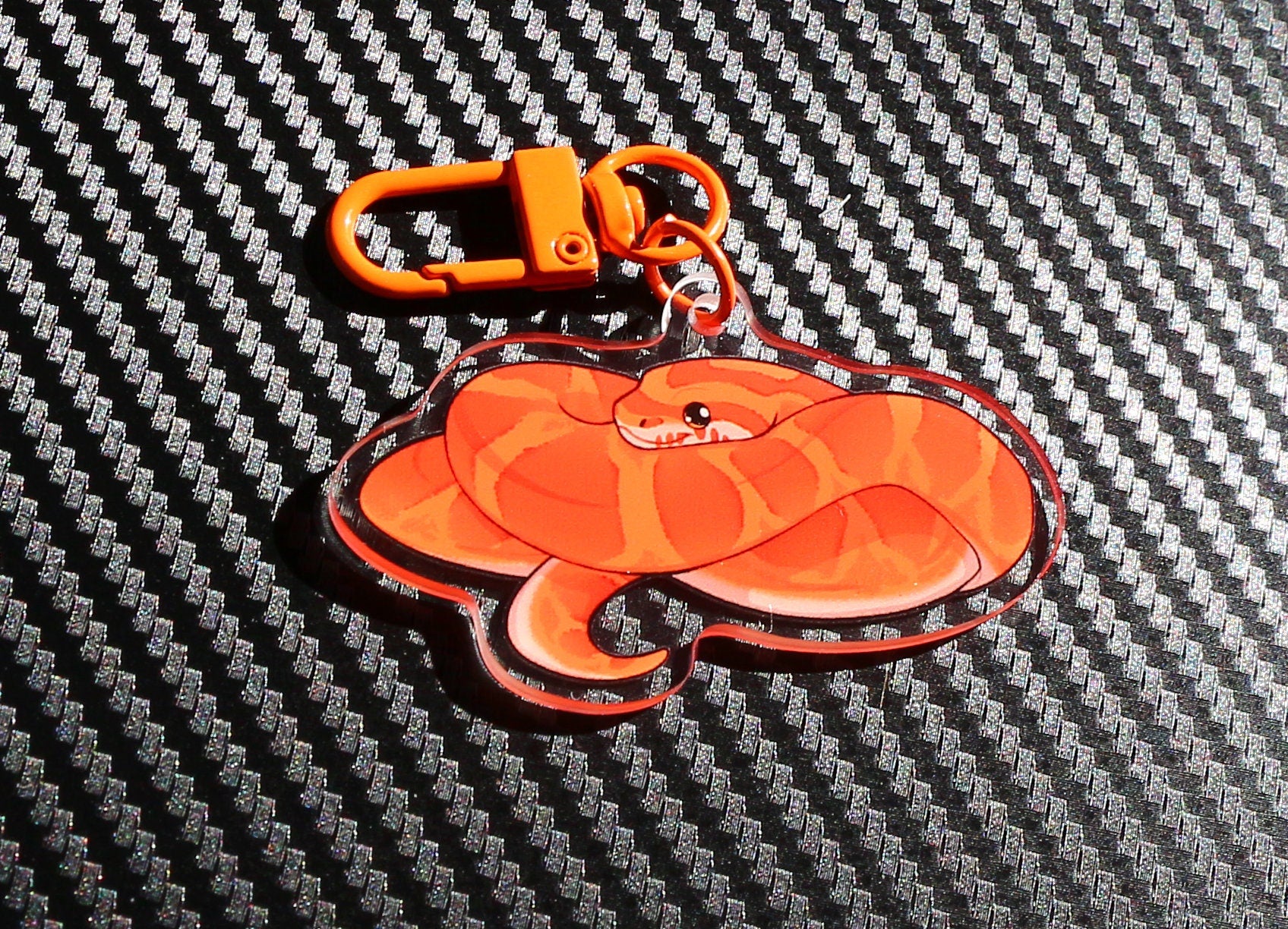 Cornsnake Acrylic Keychain