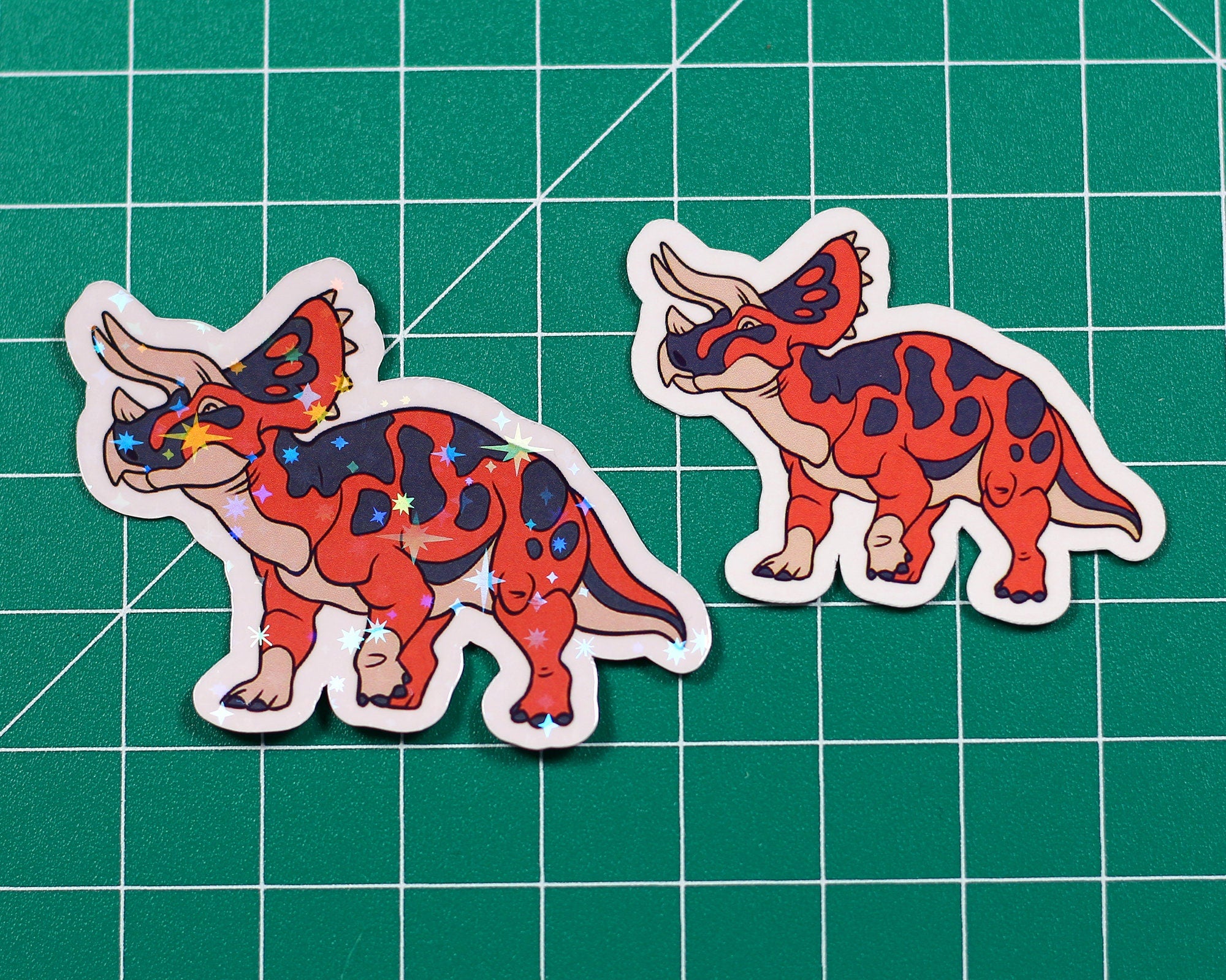 Triceratops Classic Vinyl Sticker