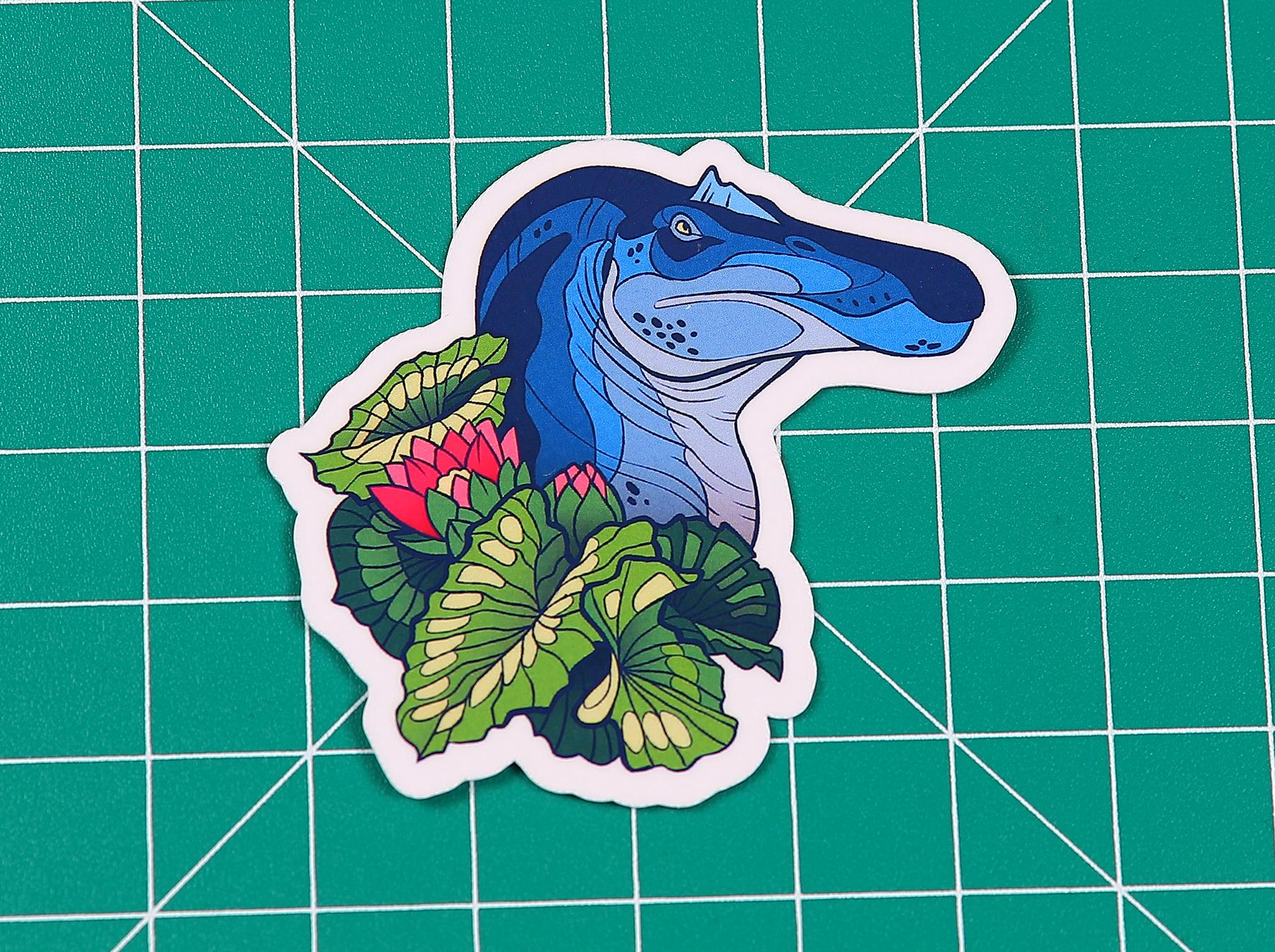 Spinosaurus Portrait Vinyl Sticker