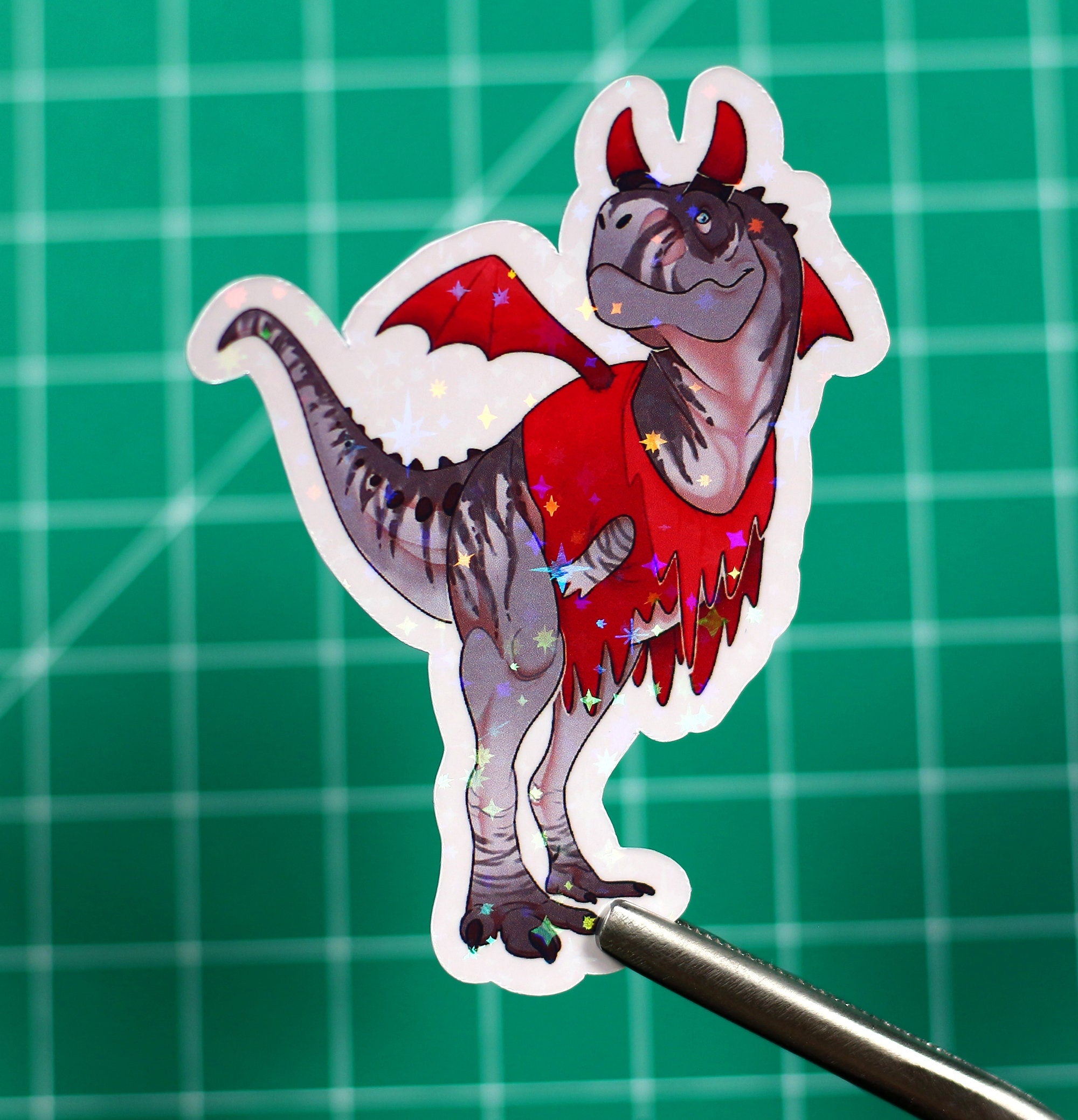 Halloween Carnotaurus Vinyl Sticker