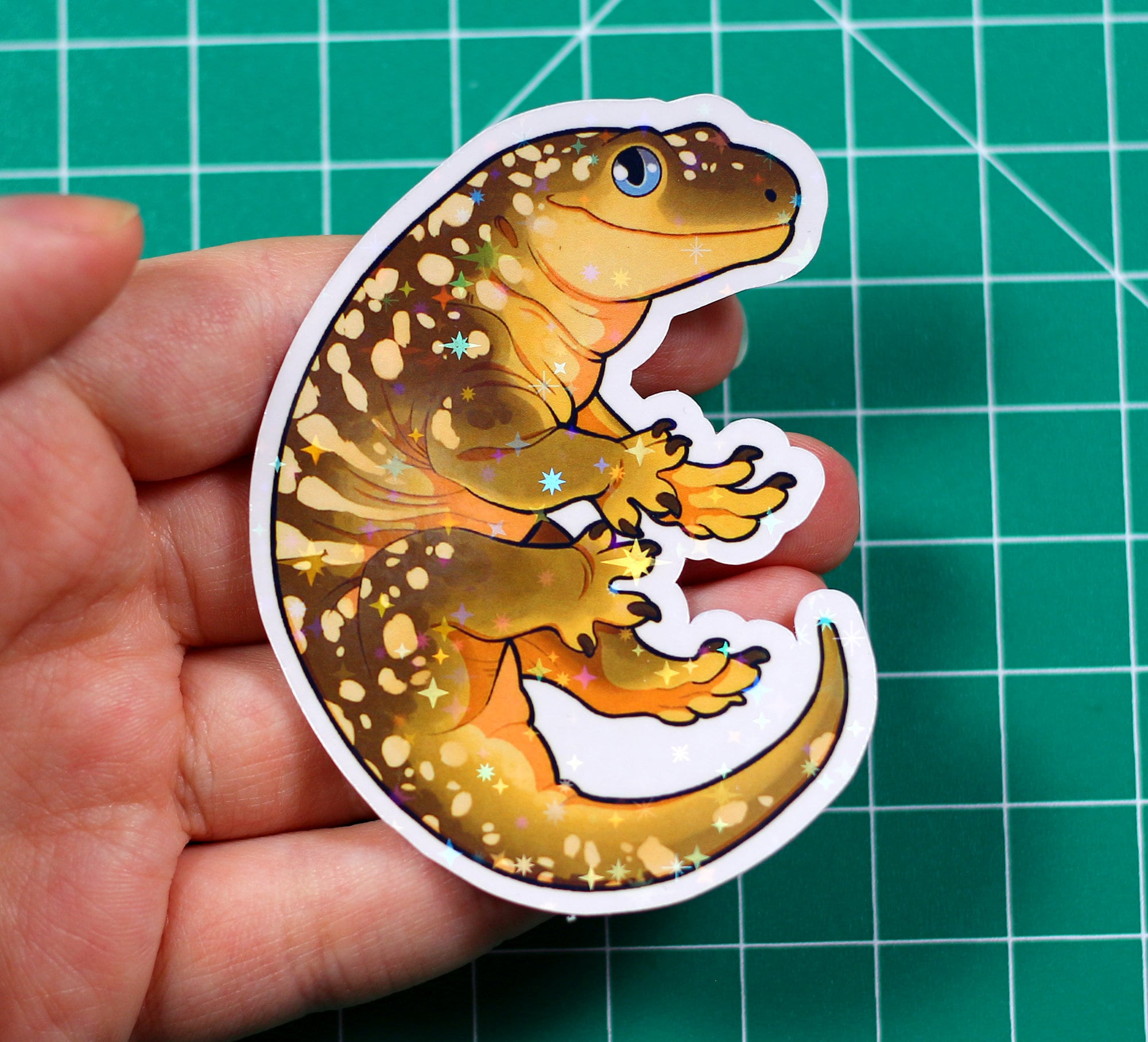 Leachie Gecko Vinyl Sticker