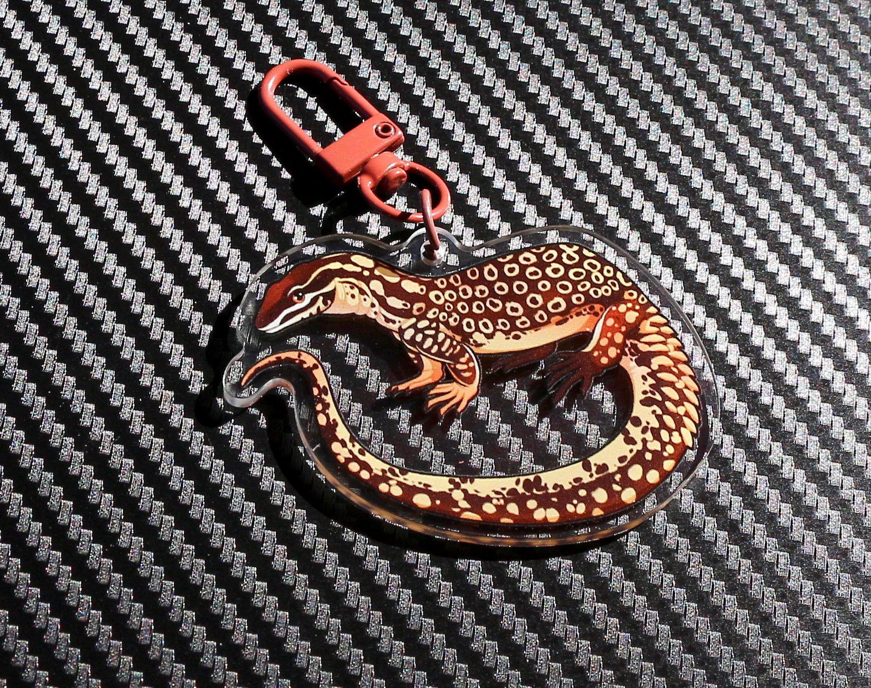 Ackie Monitor Acrylic Keychain
