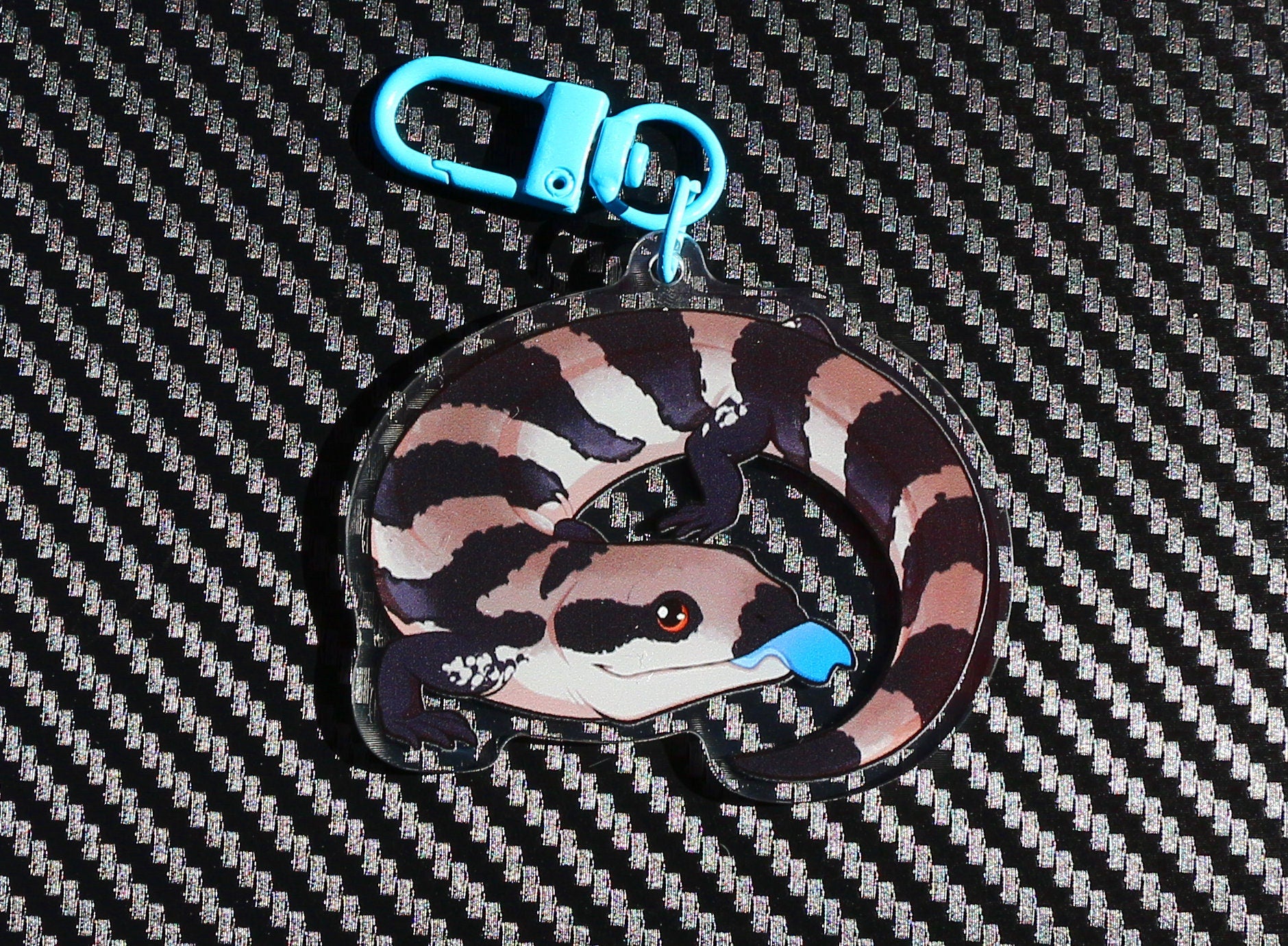 Blue-tongued Skink Acrylic Keychain