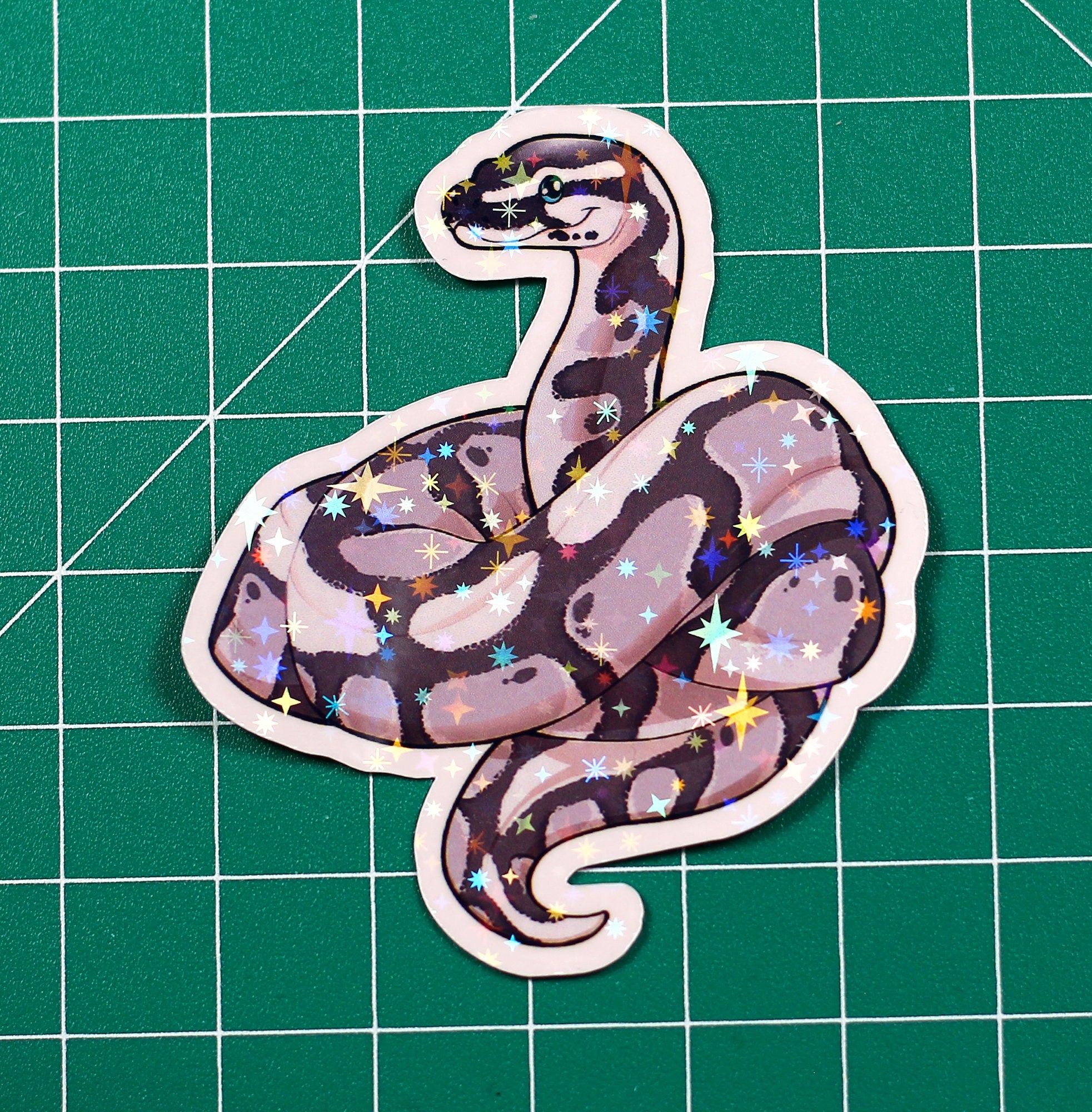 Ball Python Vinyl Sticker