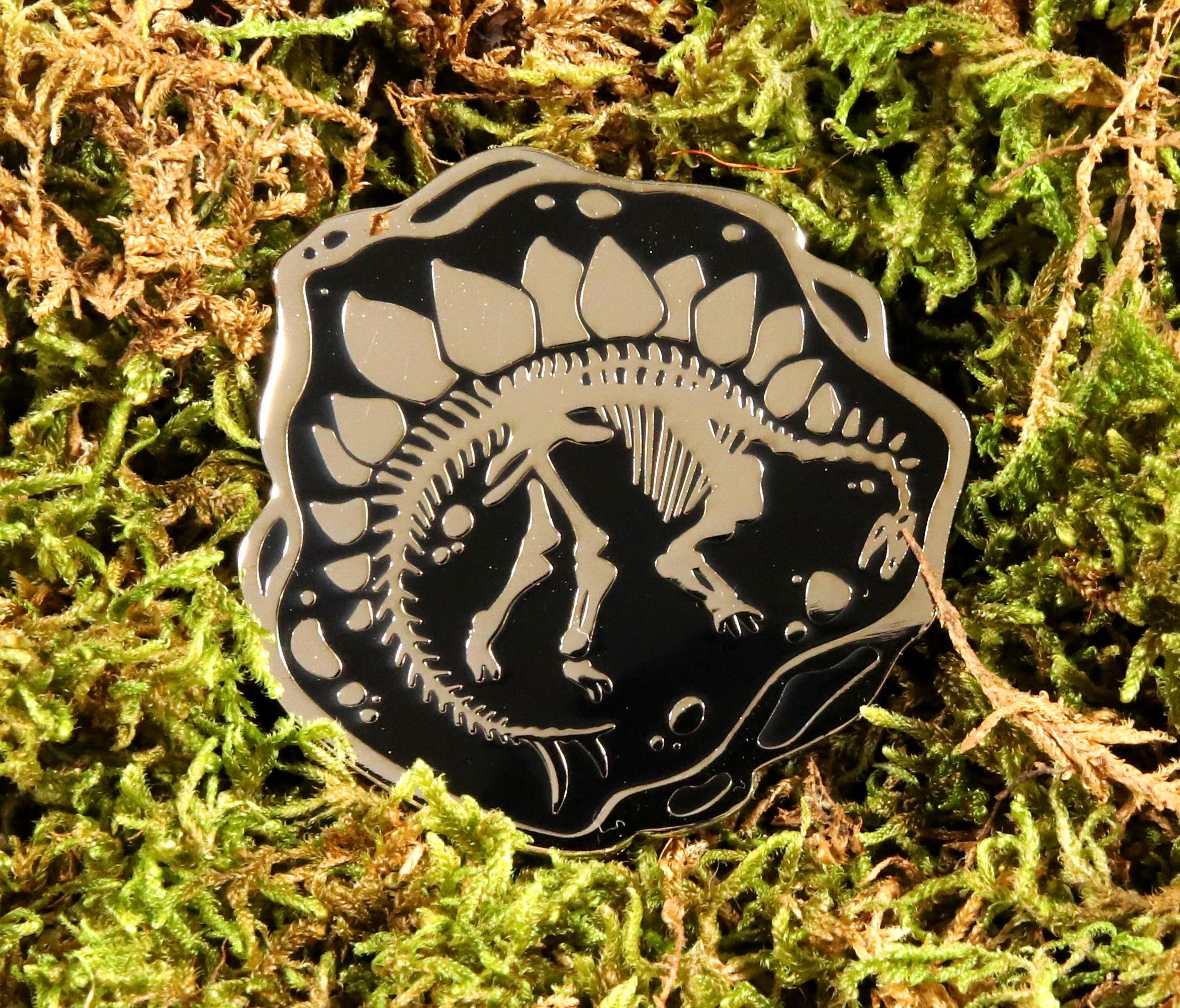 Stegosaurus Skeleton Pin