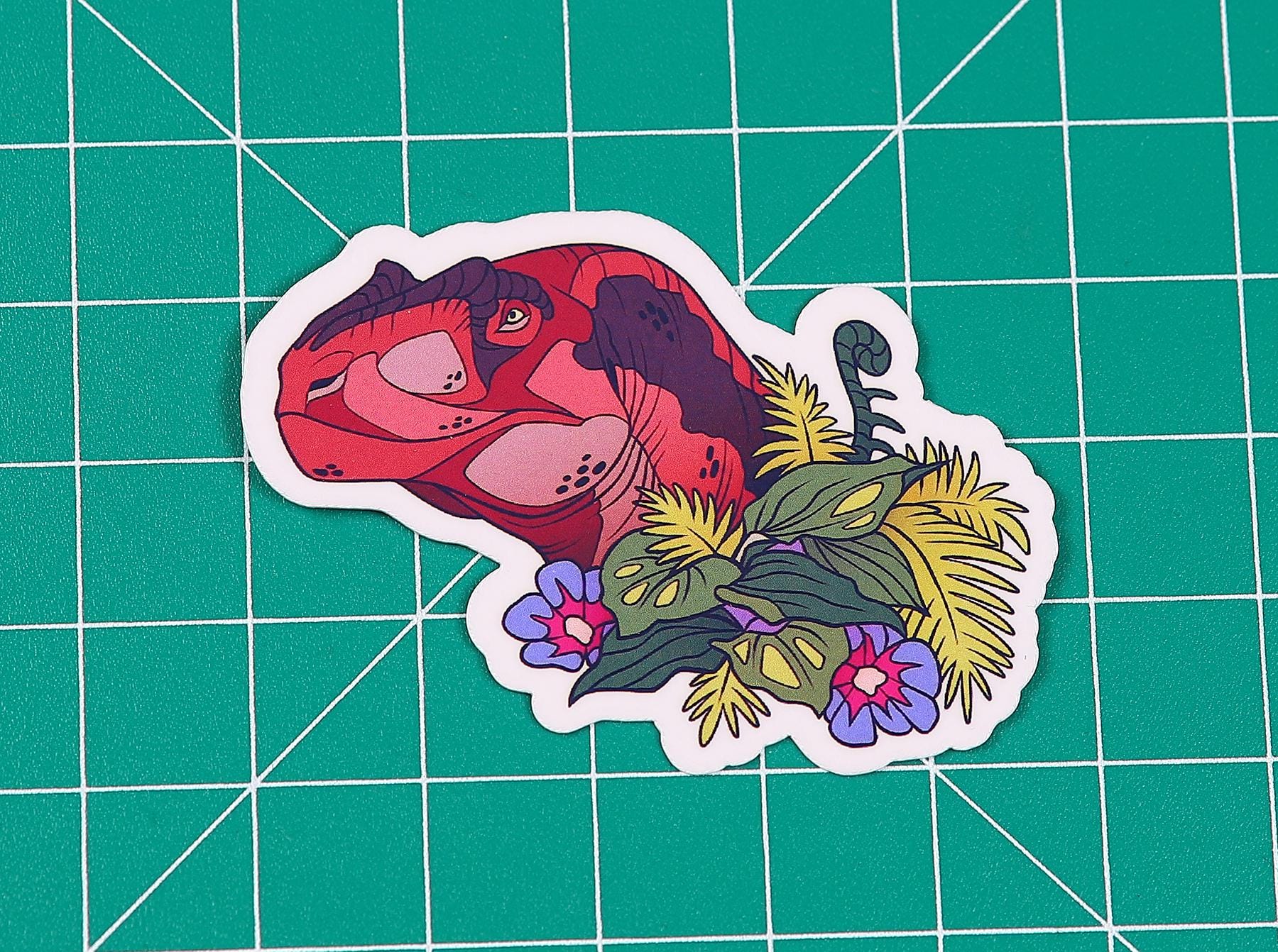 Giganotosaurus Portrait Vinyl Sticker
