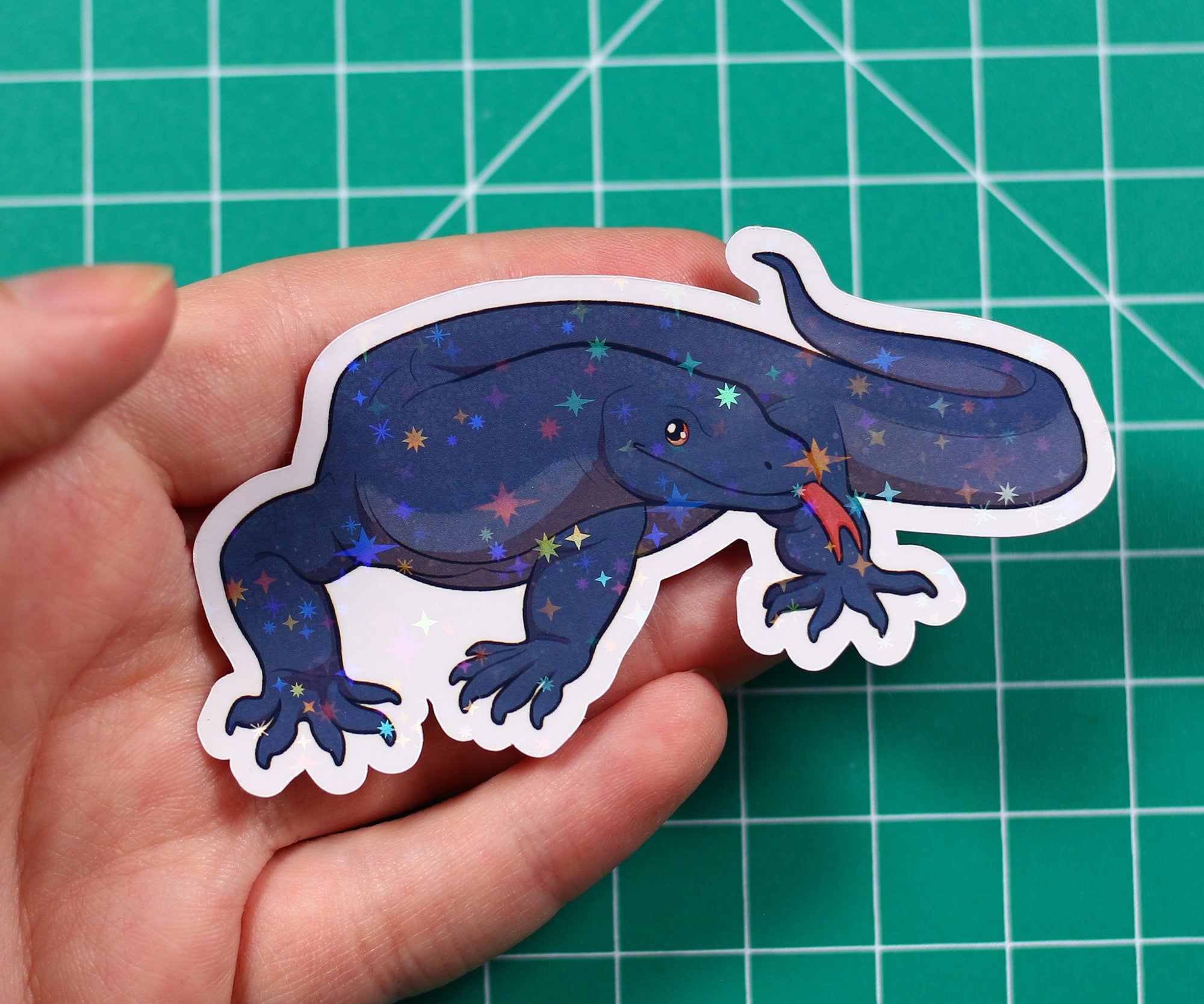 Asian Water Monitor Vinyl Sticker