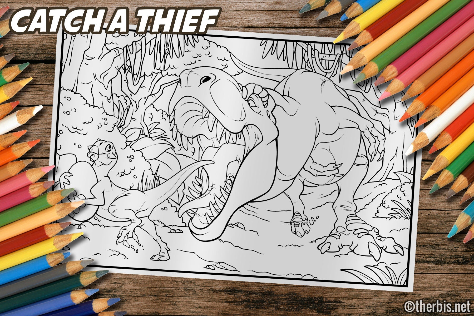 Dinosaur Coloring Book
