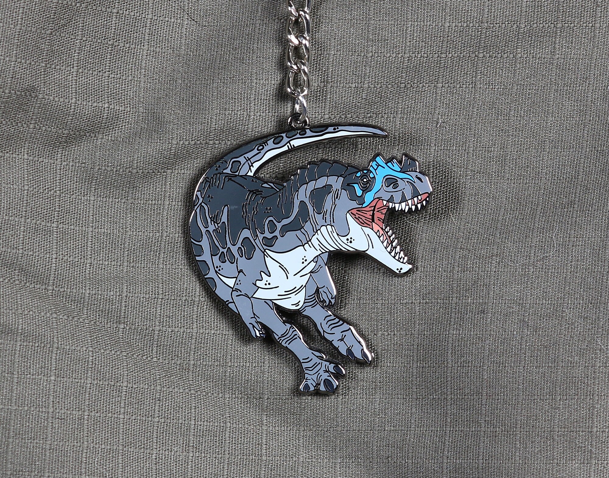 Ceratosaurus Enamel Keychain