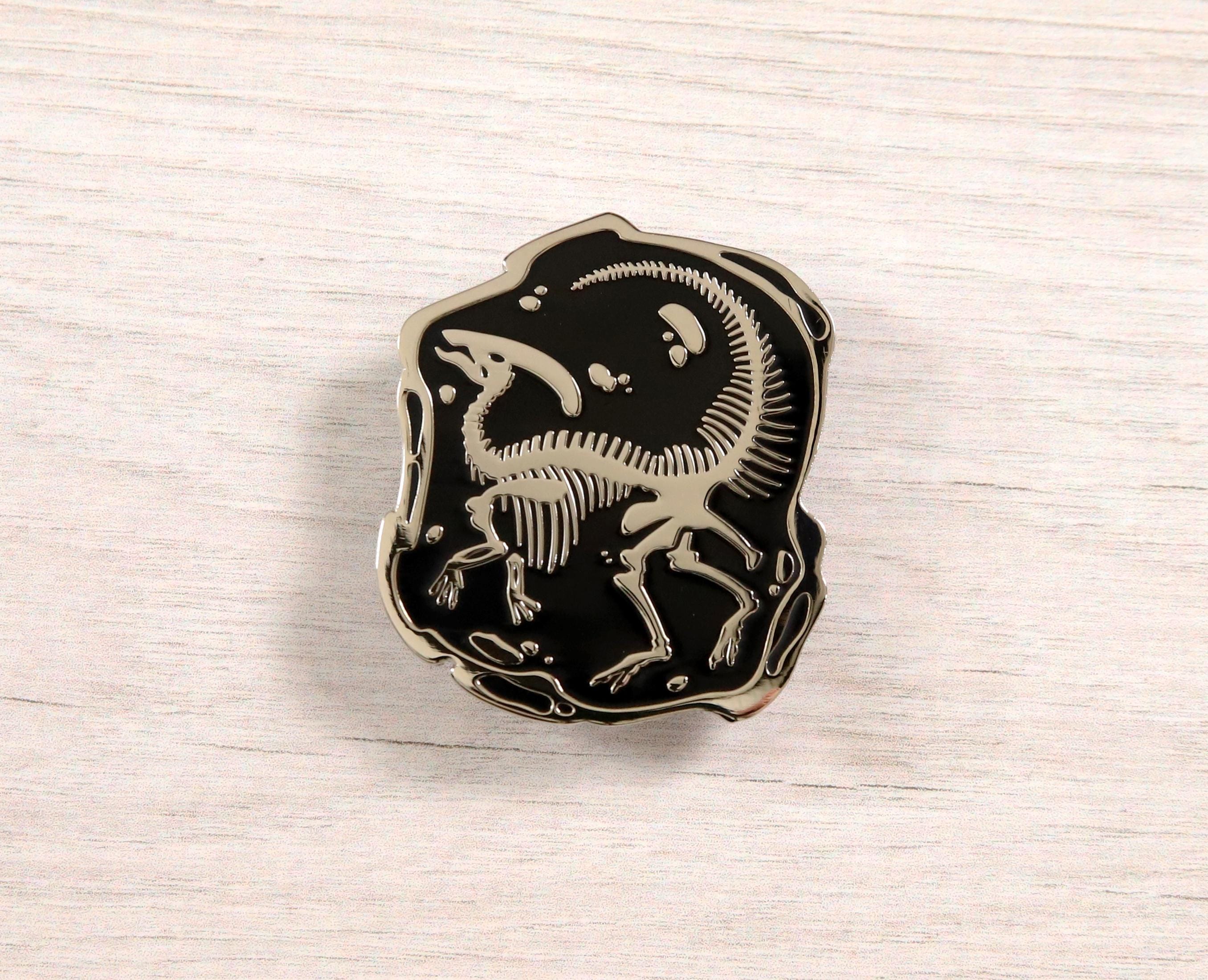 Parasaurolophus Skeleton Pin