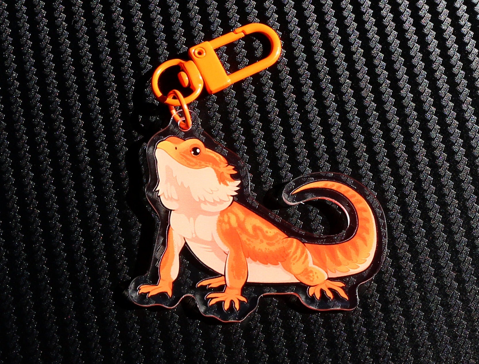 Bearded Dragon Acrylic Keychain