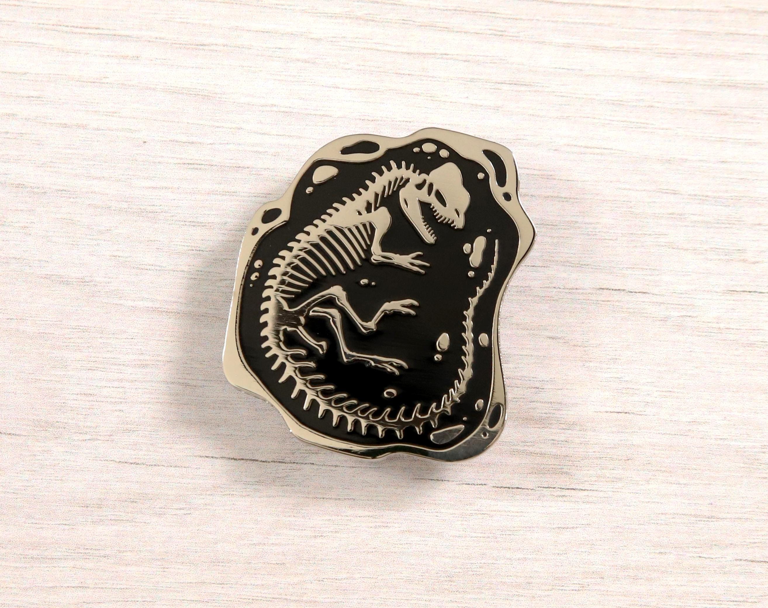 Dilophosaurus Skeleton Pin