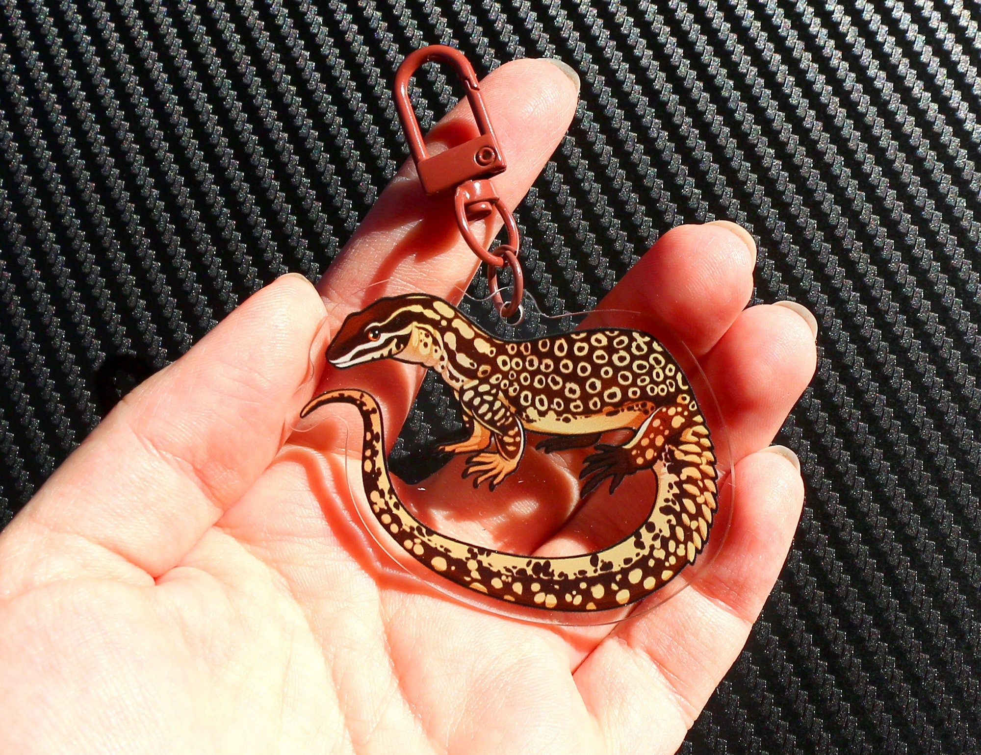 Ackie Monitor Acrylic Keychain