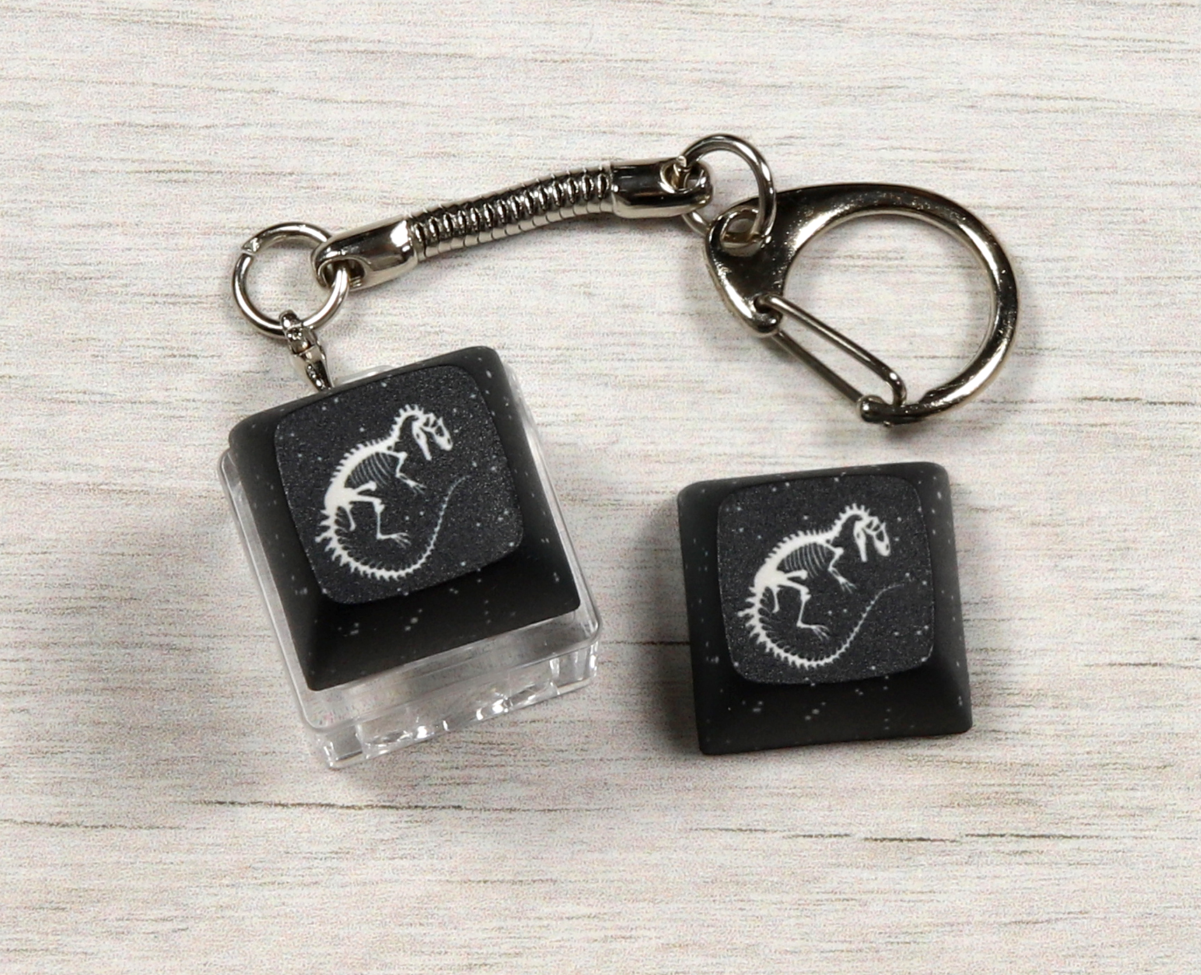 Allosaurus Skeleton Clicky Keychain