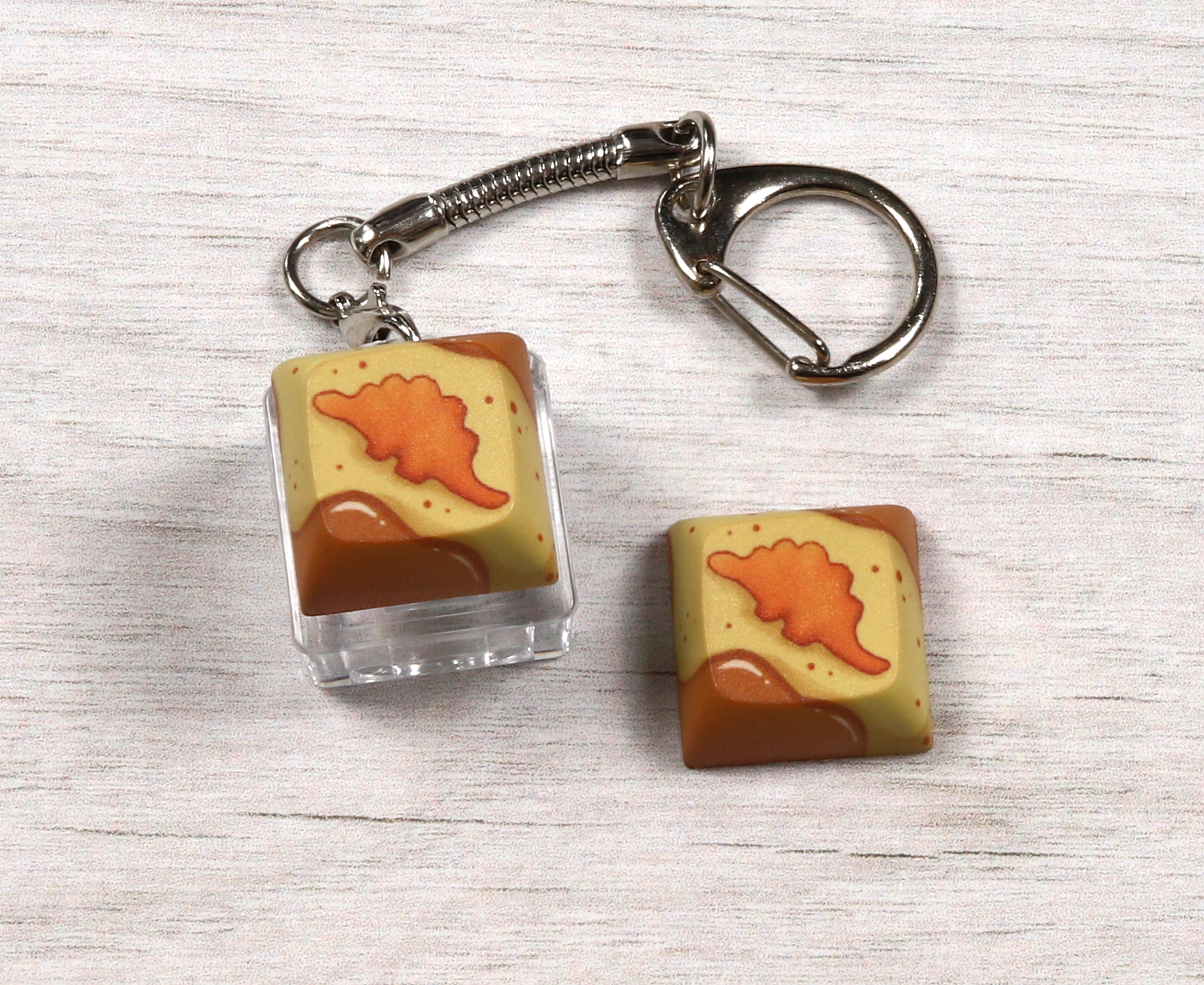 Stego Nugget Clicky Keychain
