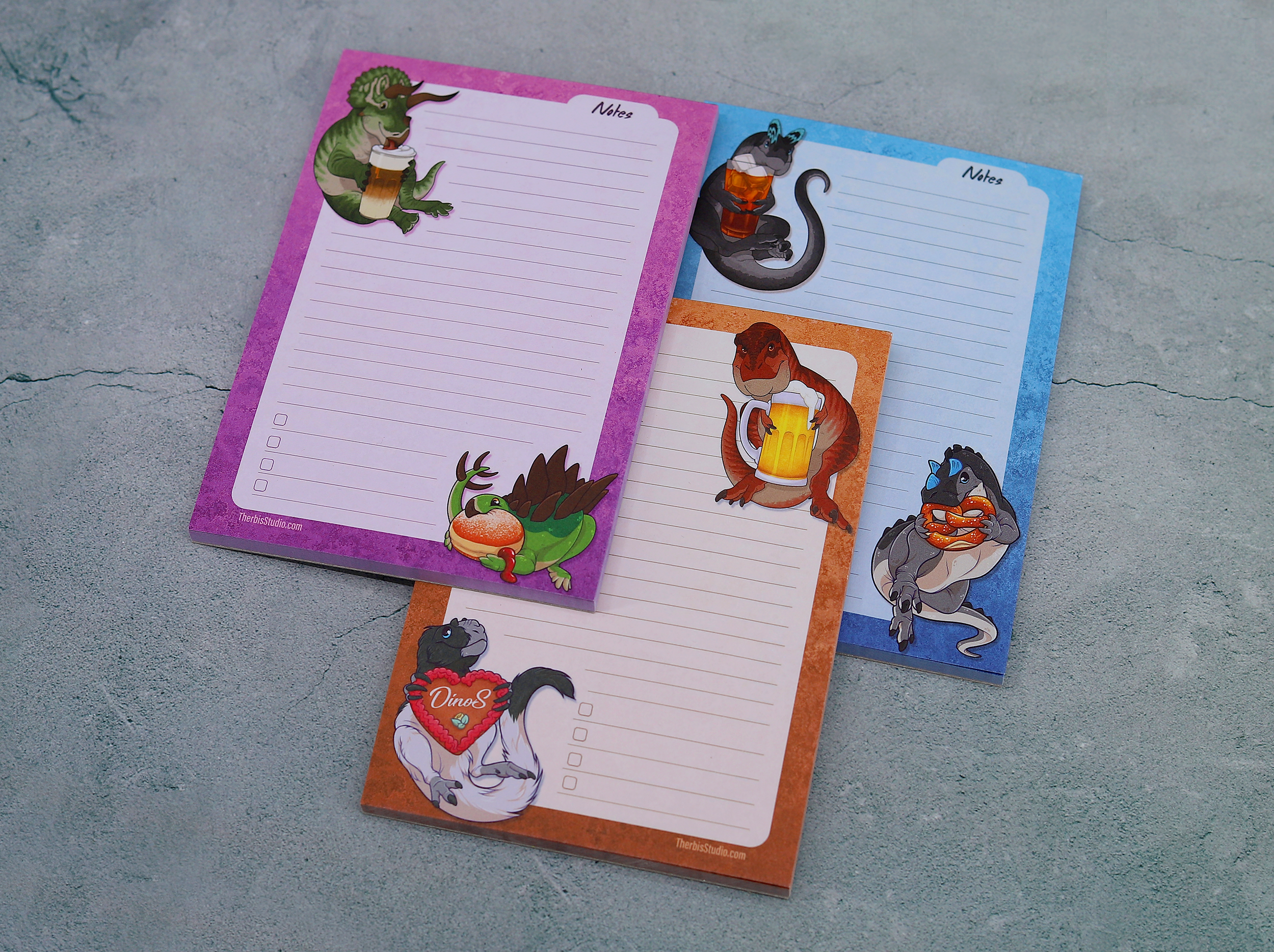 Bright Blue Notepad