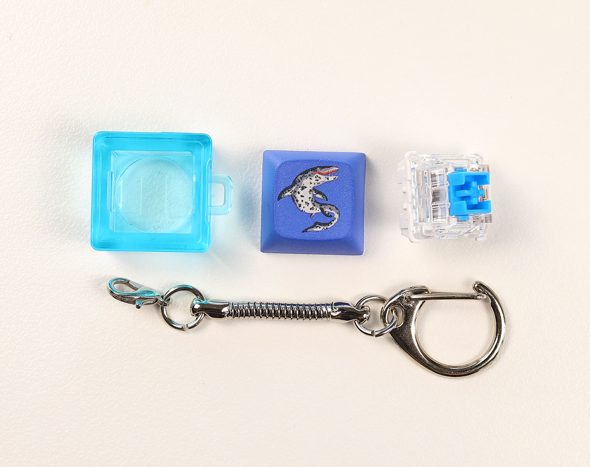 Mosasaurus Clicky Keychain