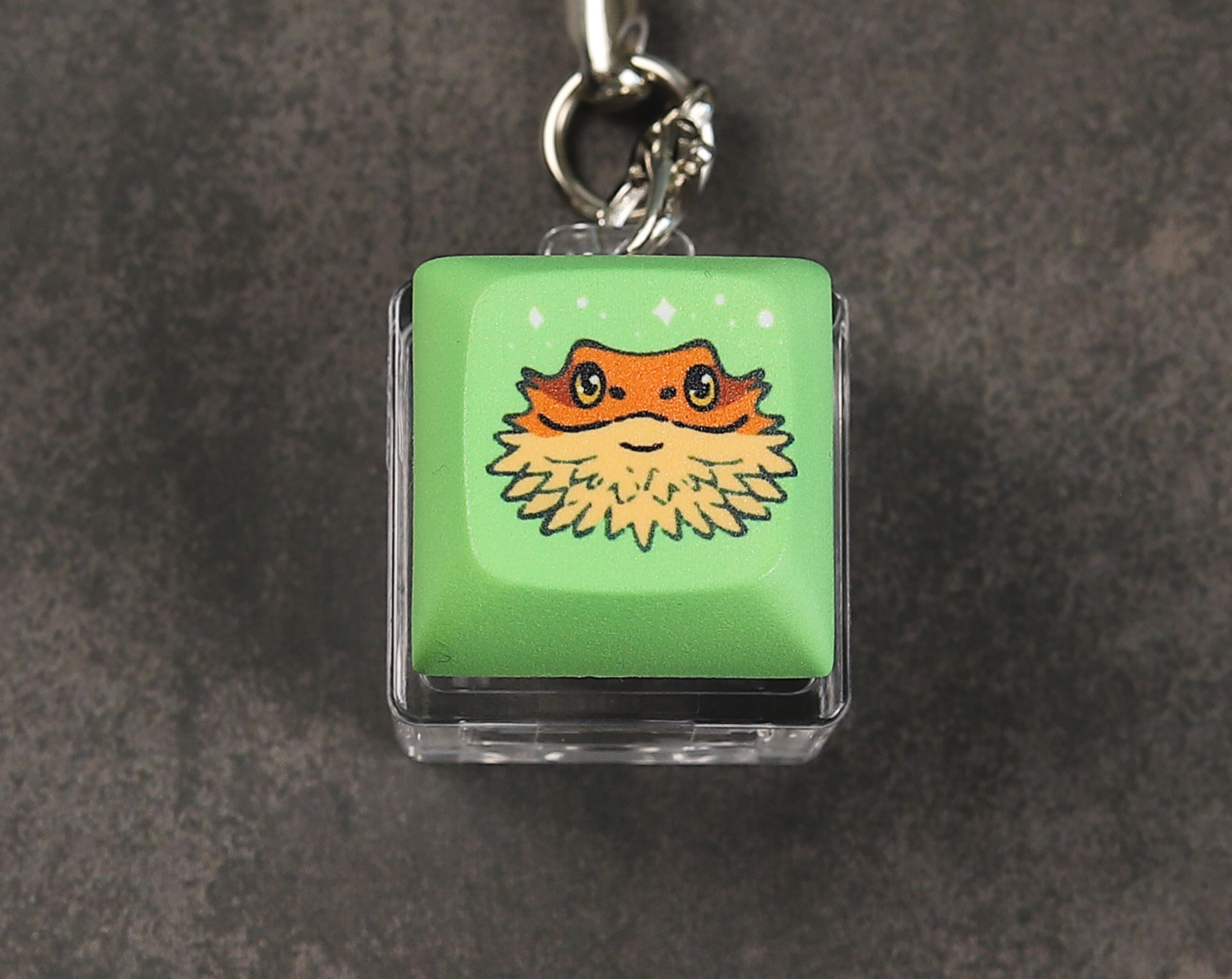 Bearded Dragon Clicky Keychain