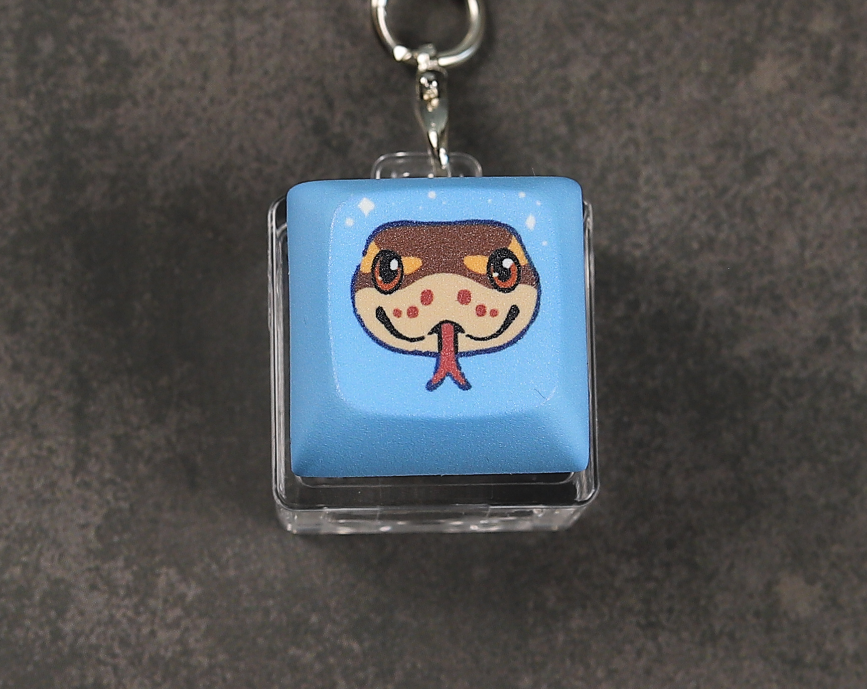 Ball Python Clicky Keychain