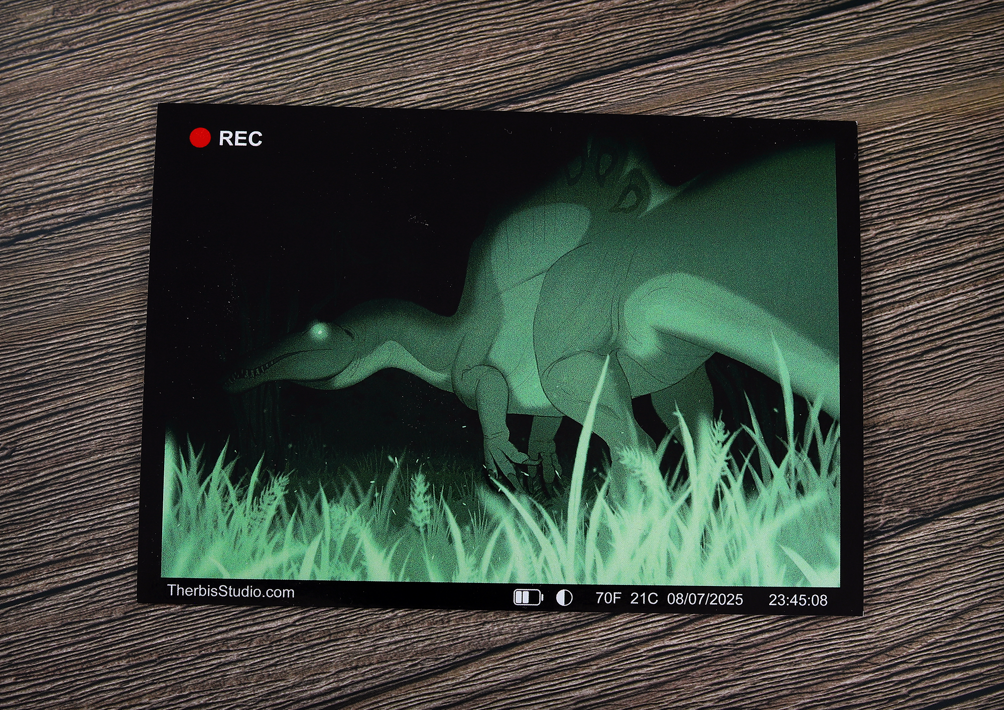 Wildlife Cam - Spinosaurus - Postcard