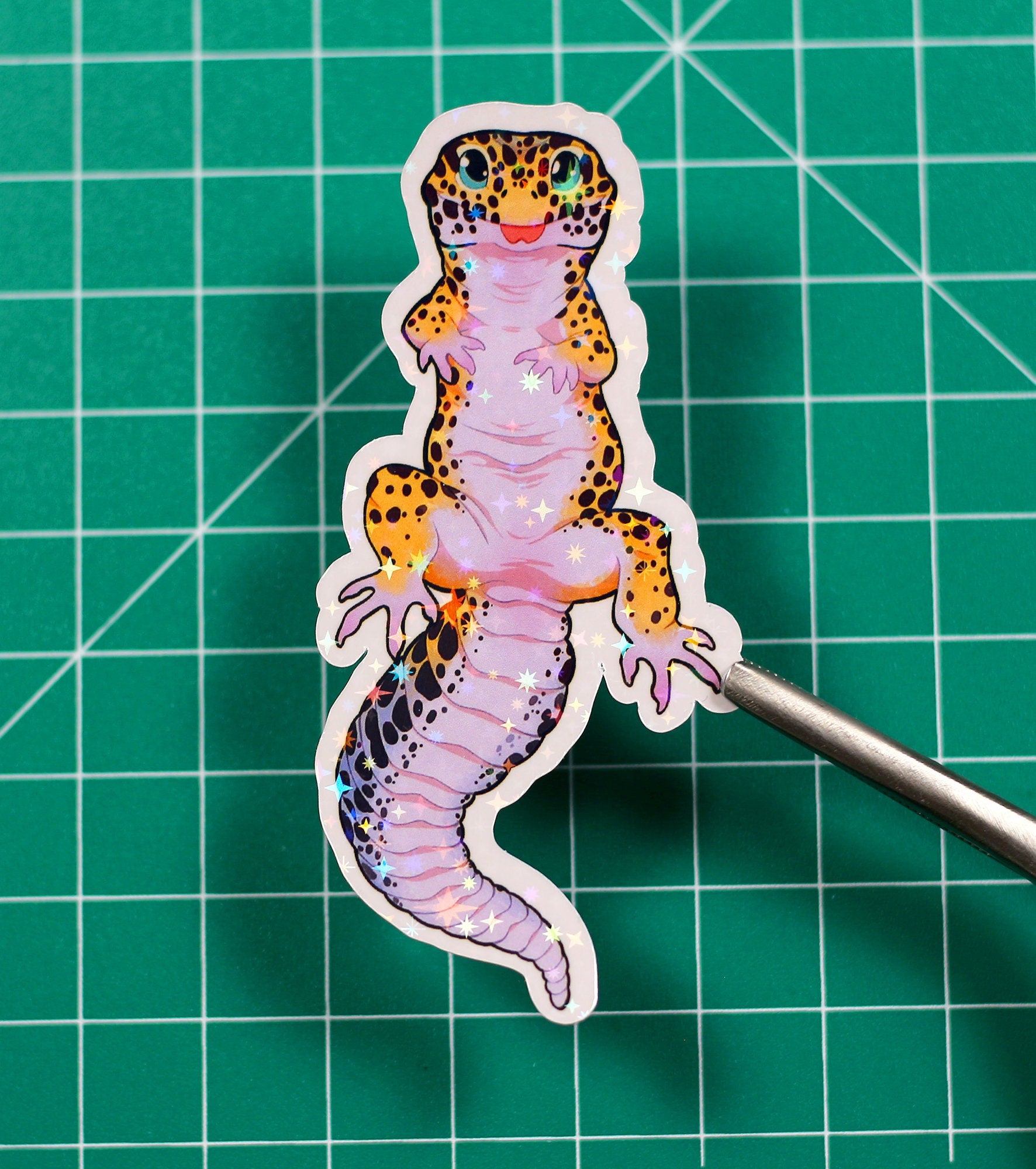 Leopardgecko Vinyl Sticker
