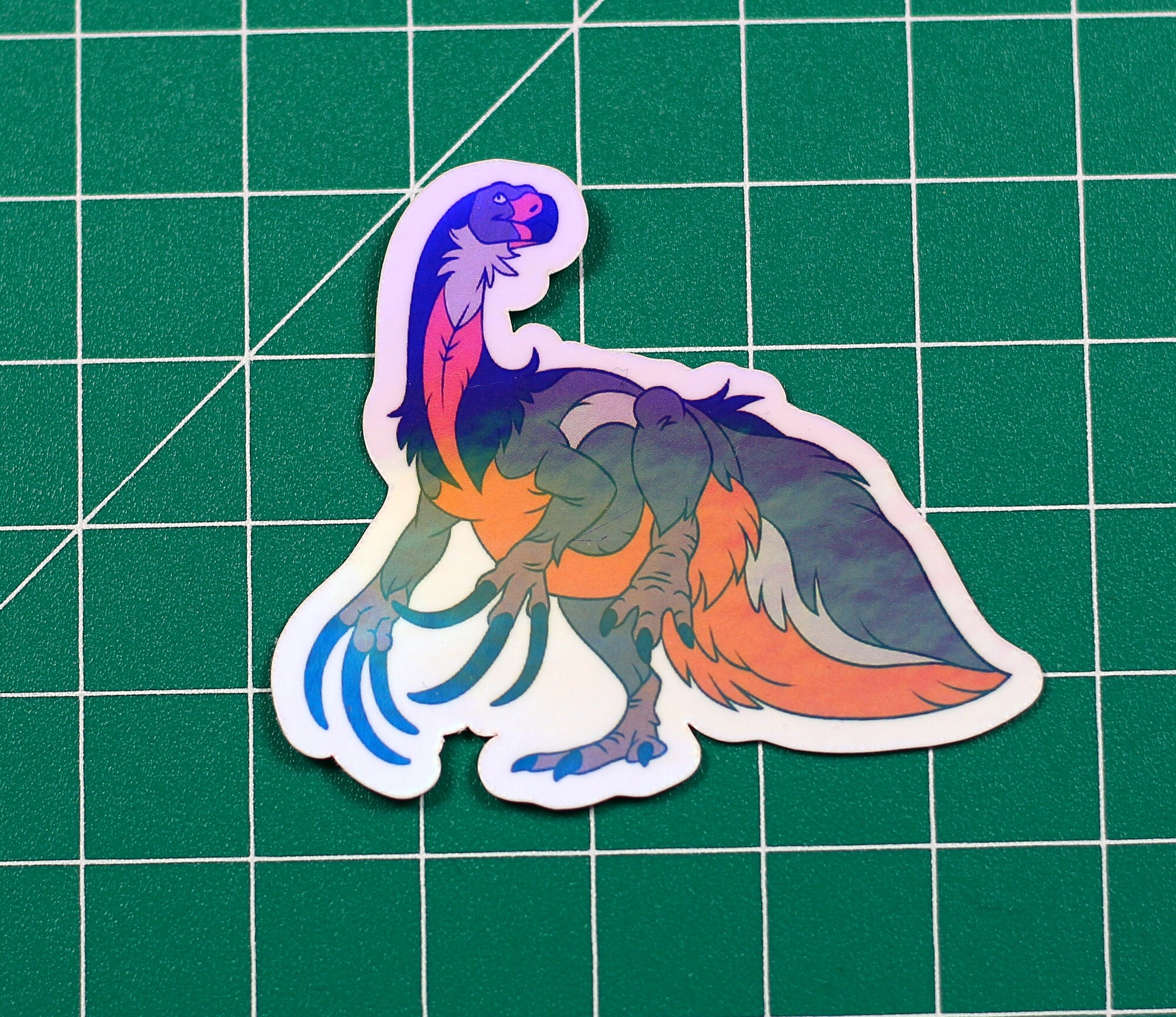 Therizinosaurus Vinyl Sticker