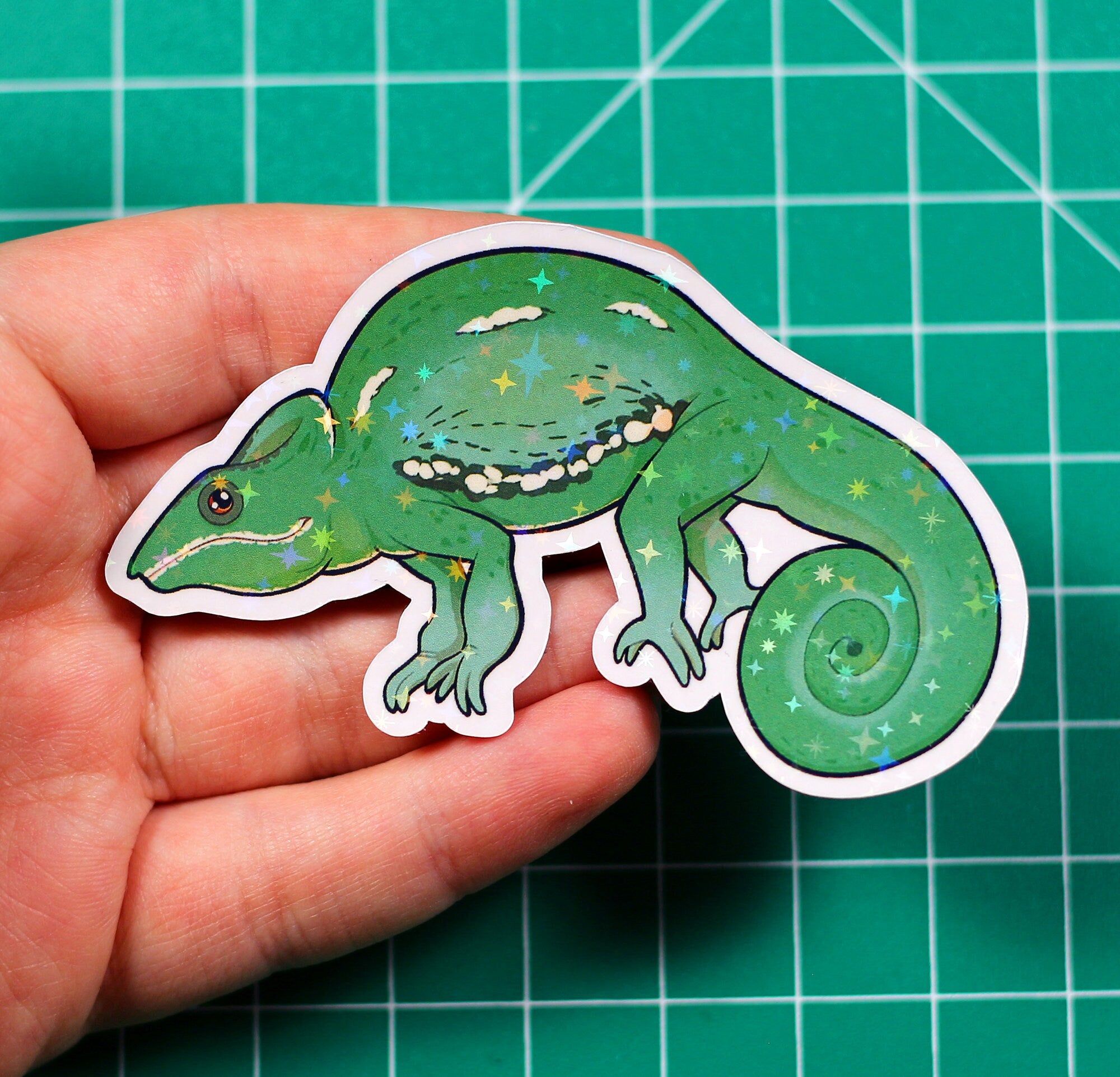 Chameleon Vinyl Sticker
