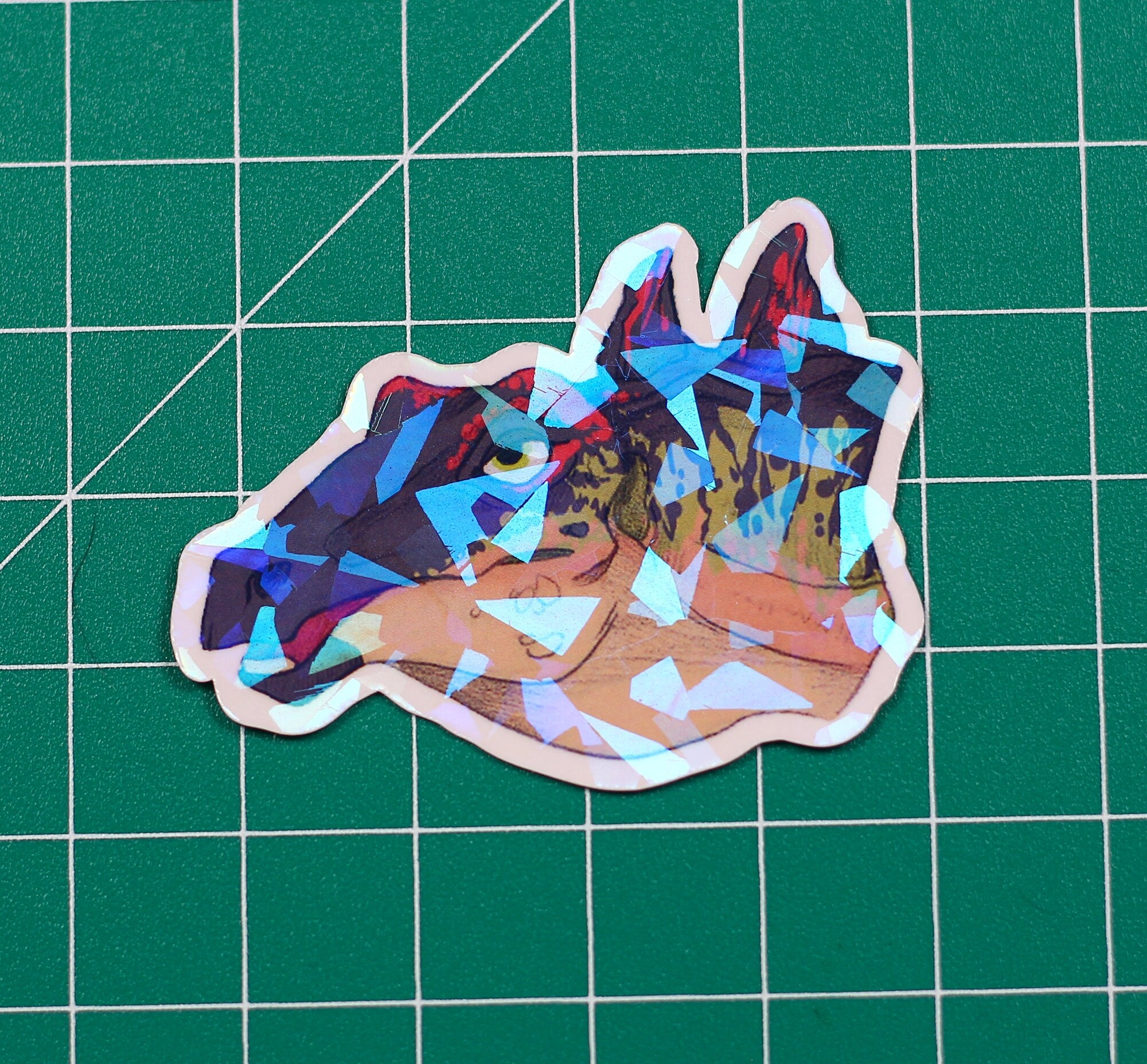 Stegosaurus Portrait Vinyl Sticker