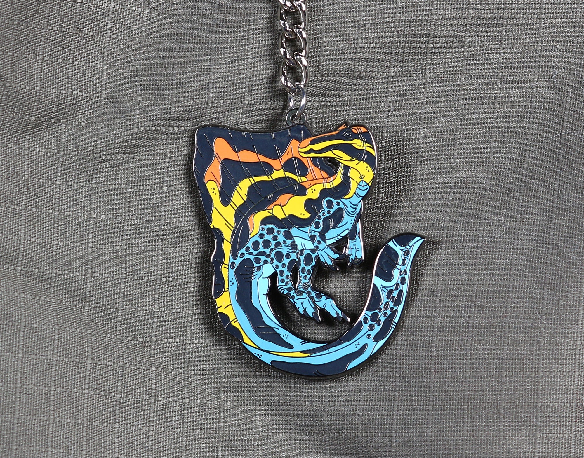 Spinosaurus Enamel Keychain