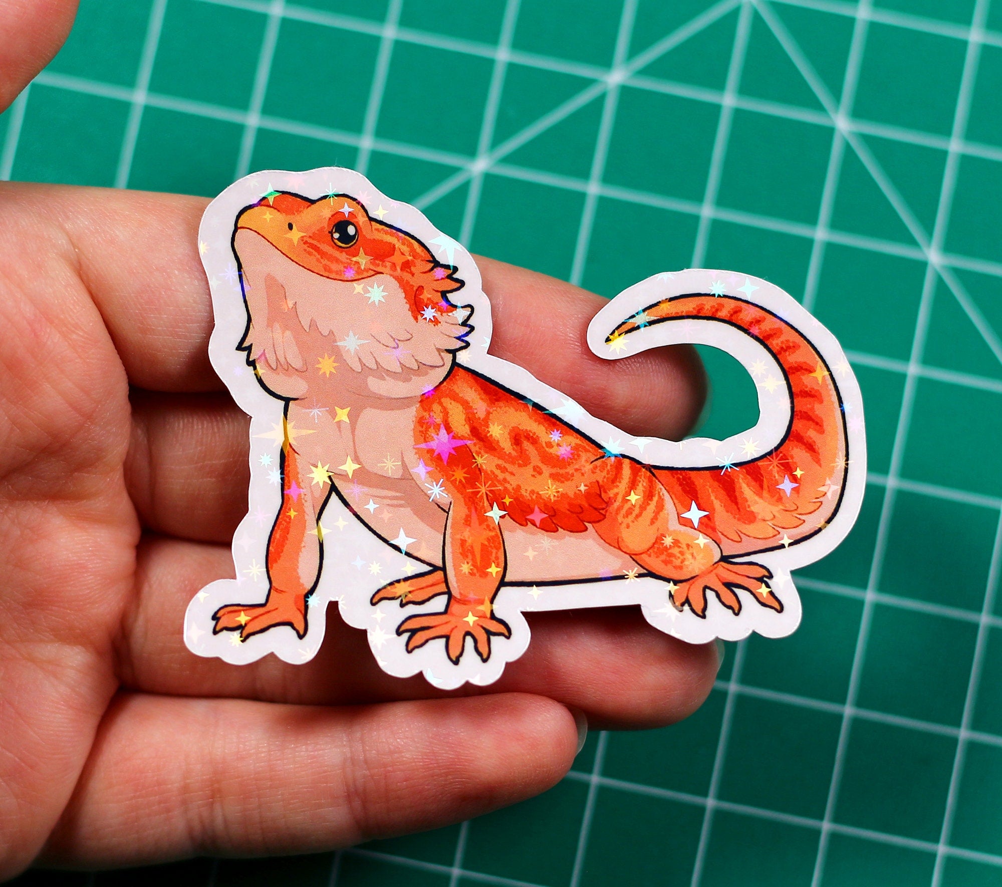 Bearded Dragon Vinyl Sticker