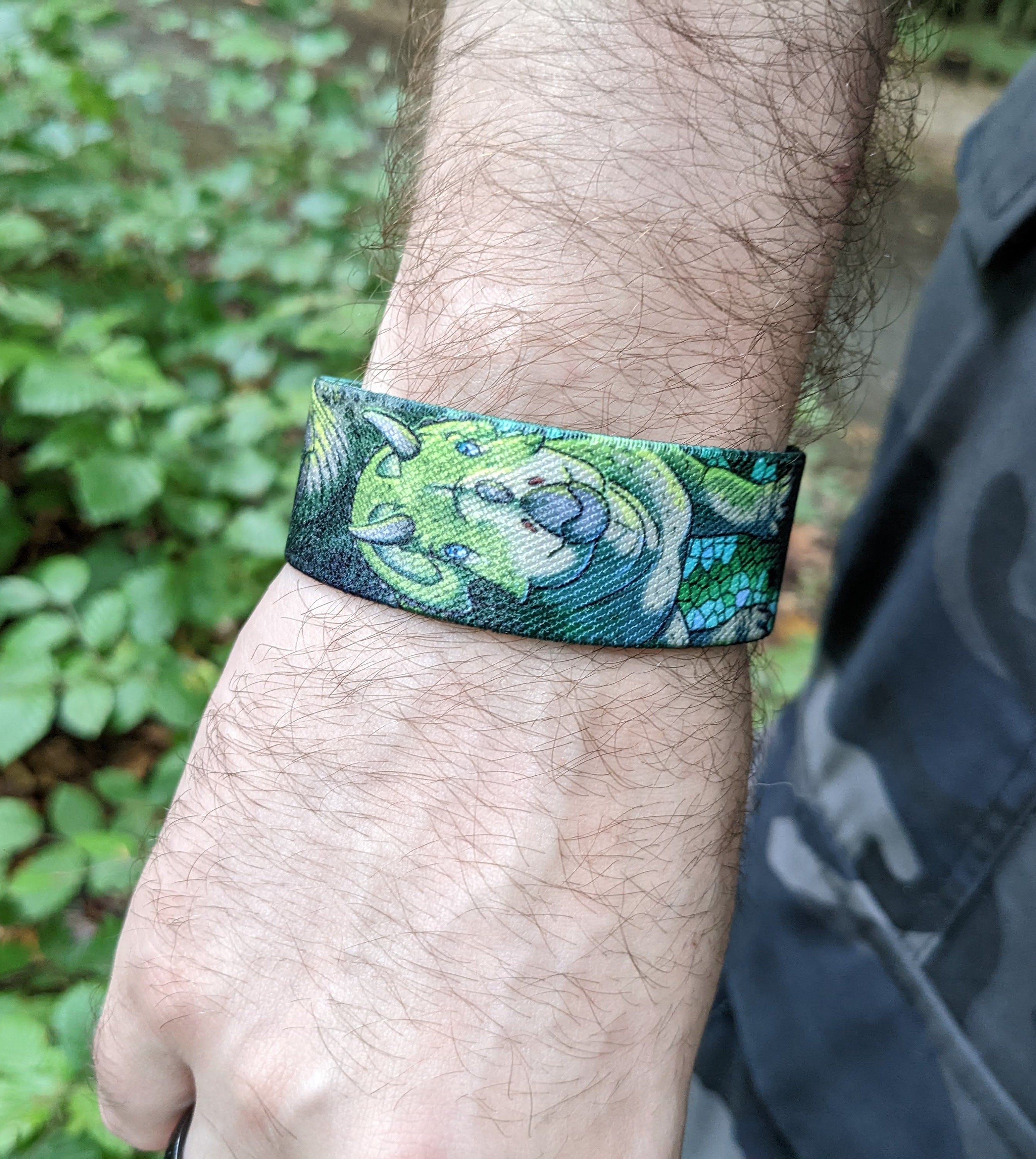 Triceratops Wristband - Be kind