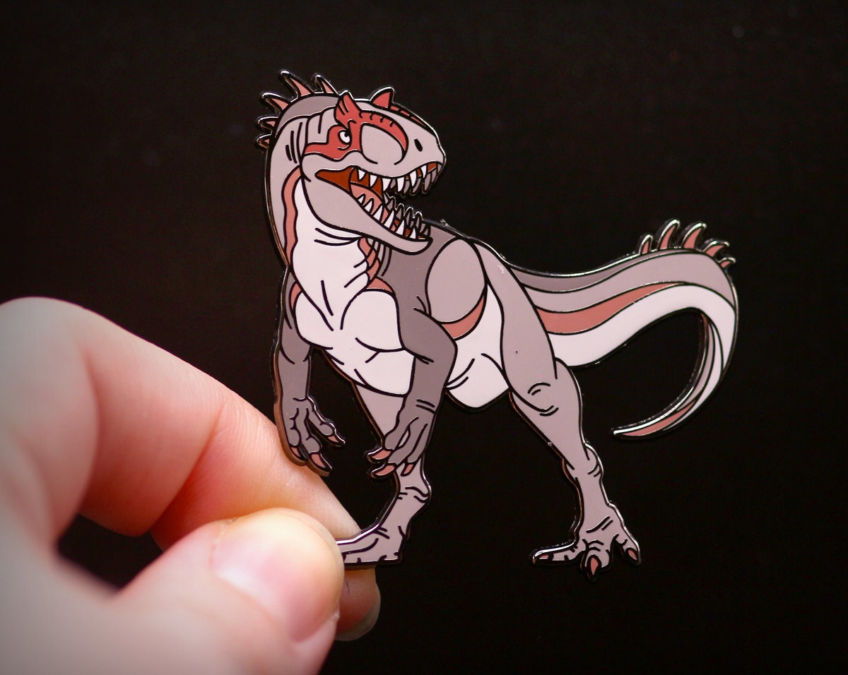 Allosaurus Albino Pin