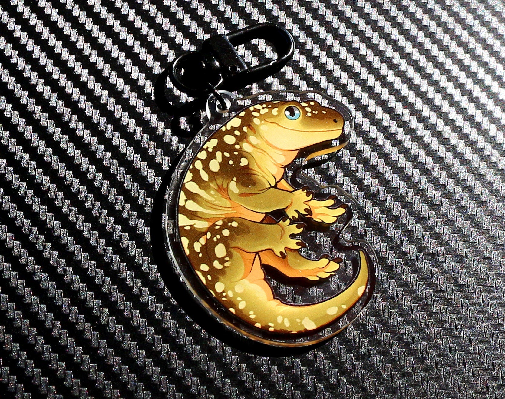 Leachie Gecko Acyrlic Keychain