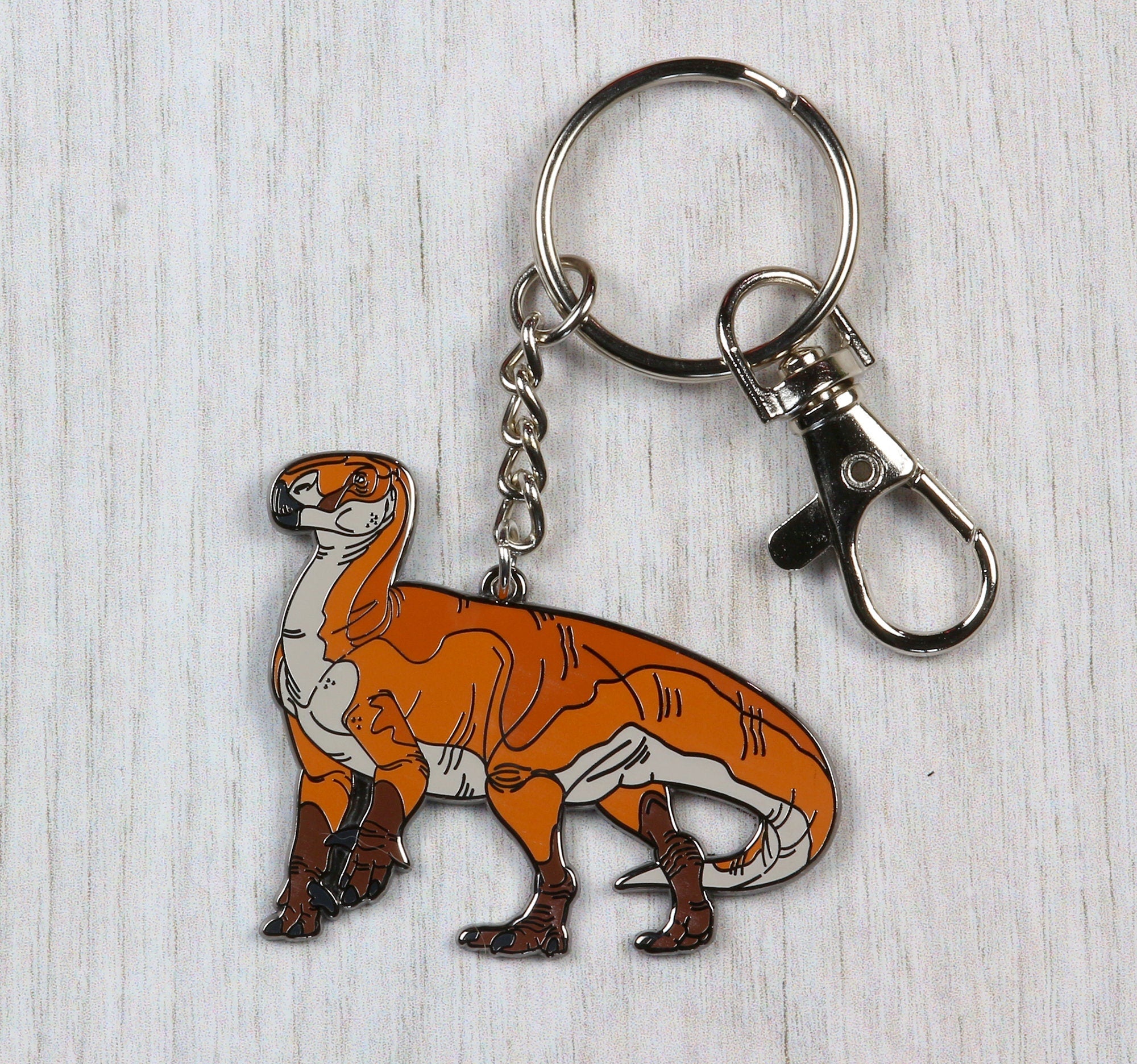 Iguanodon Enamel Keychain
