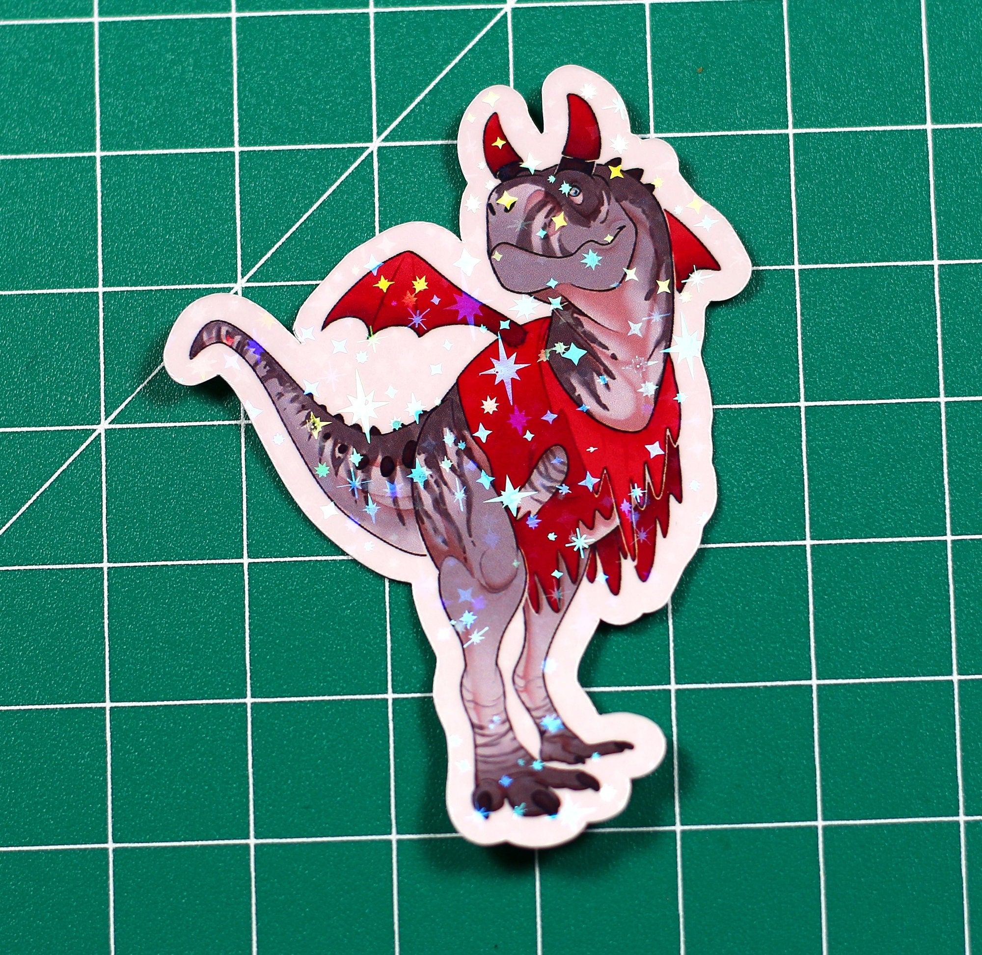 Halloween Carnotaurus Vinyl Sticker