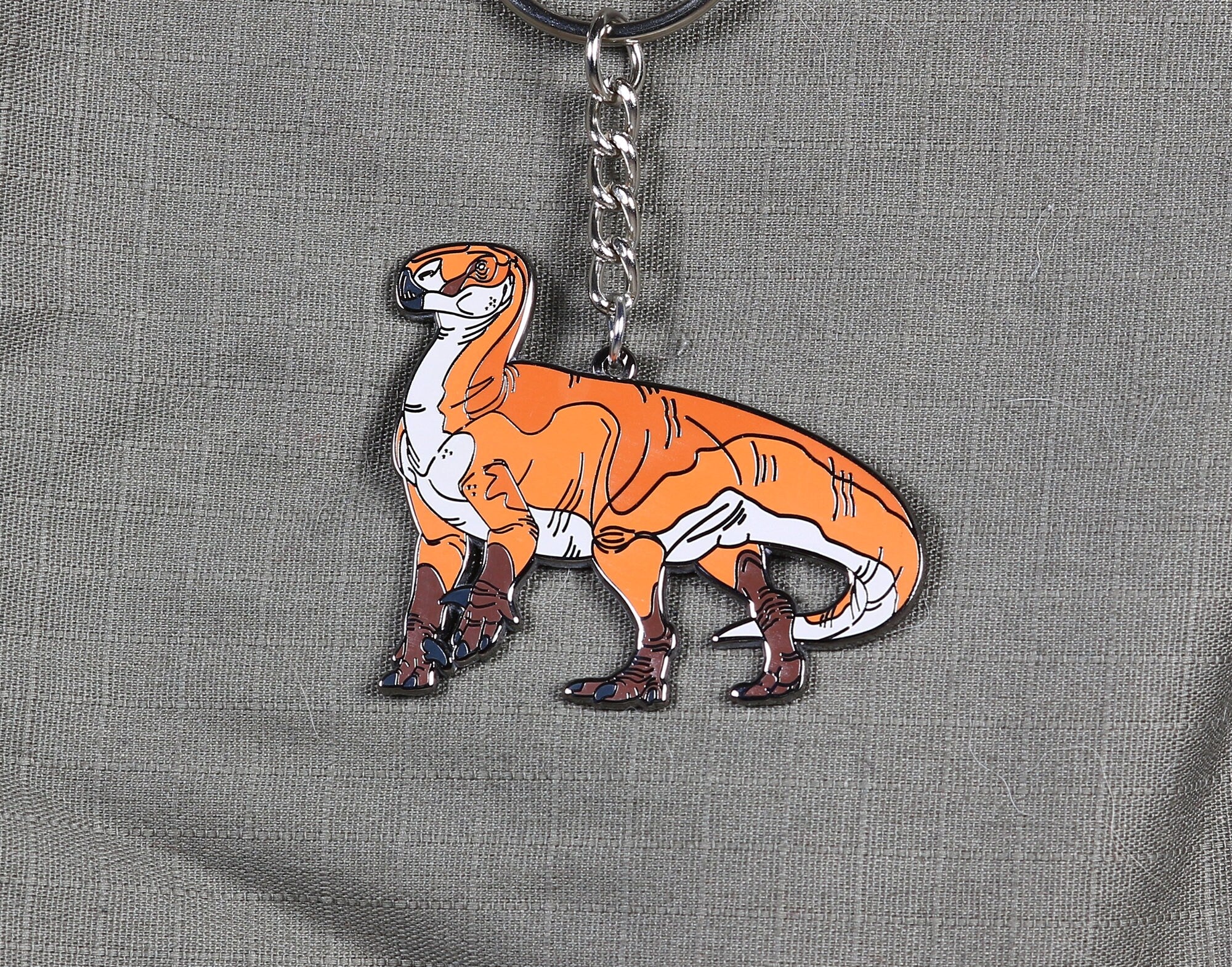 Iguanodon Enamel Keychain