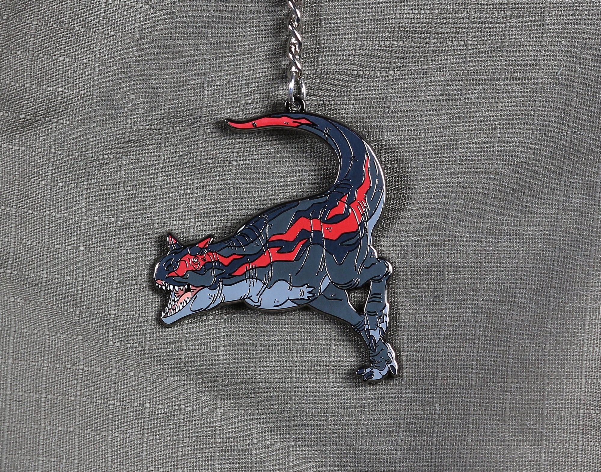 Carnotaurus Enamel Keychain