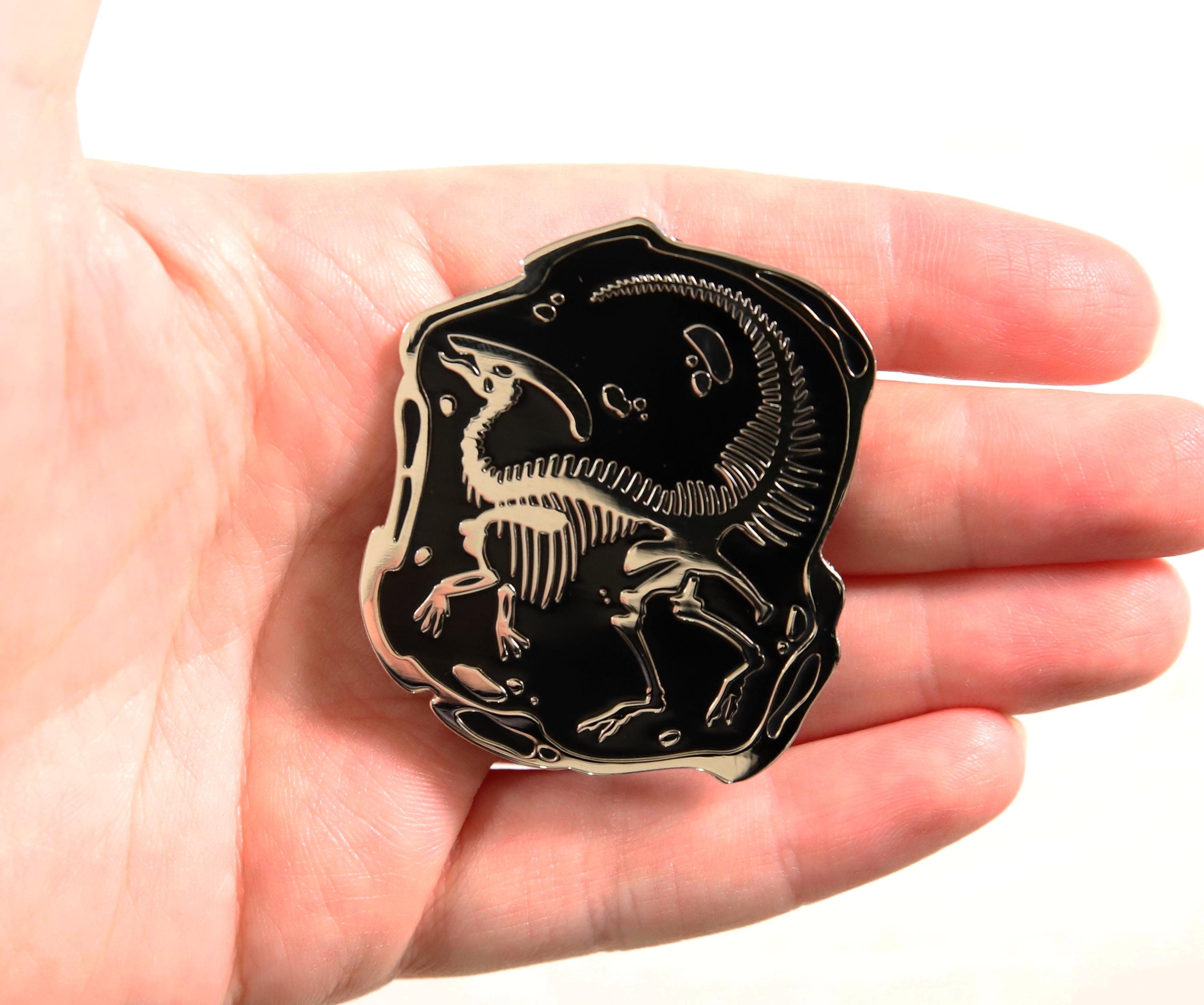 Parasaurolophus Skeleton Pin