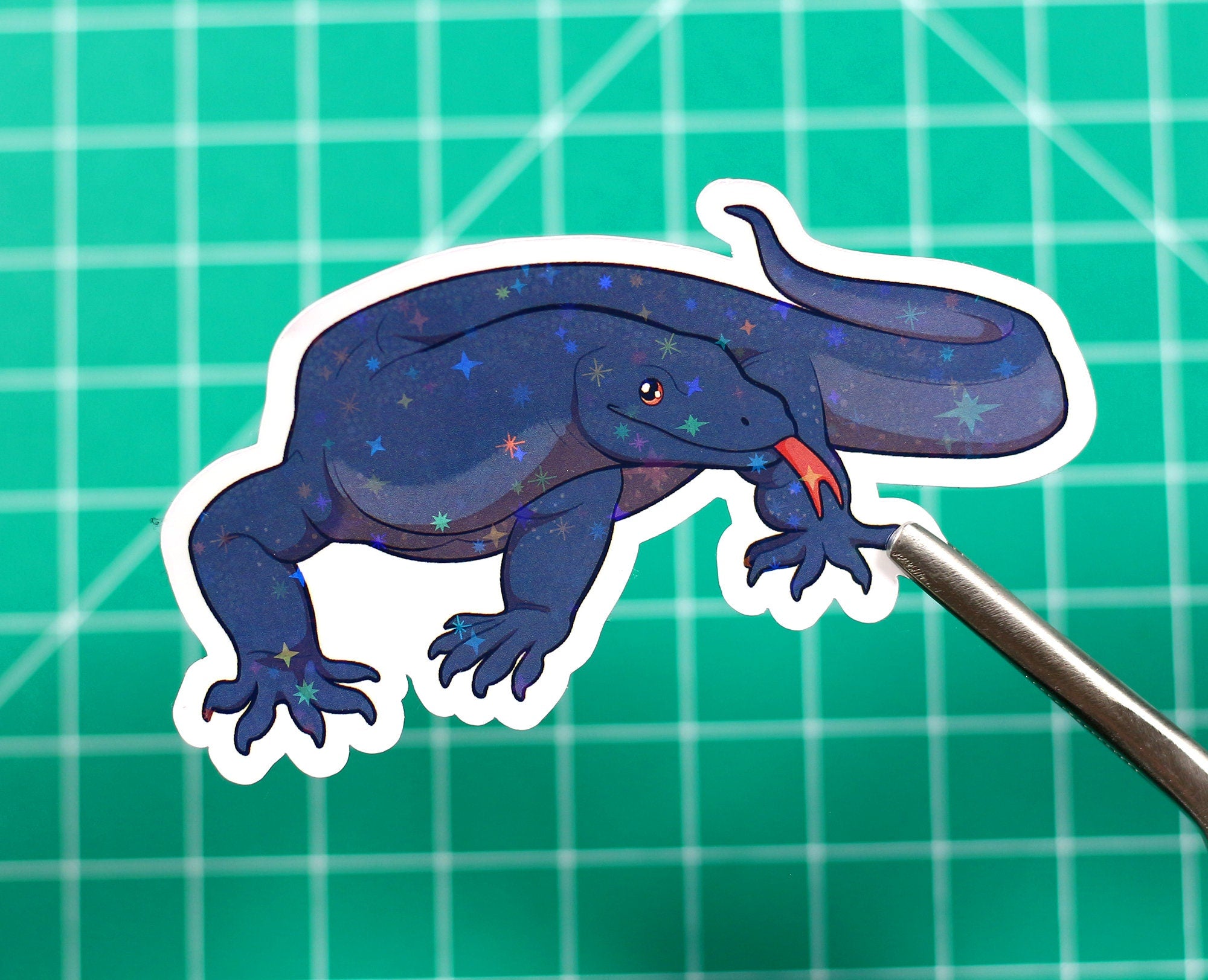Asian Water Monitor Vinyl Sticker
