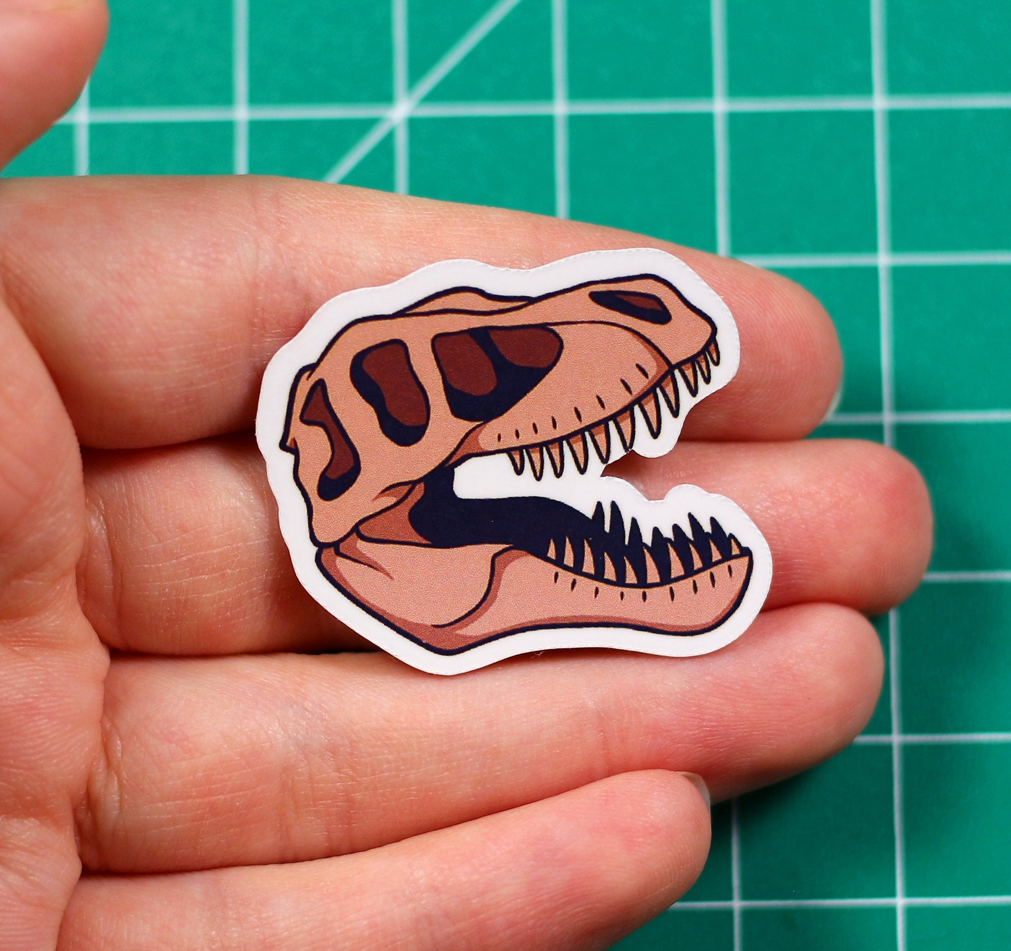 Dinosaur Skulls Vinyl Stickers